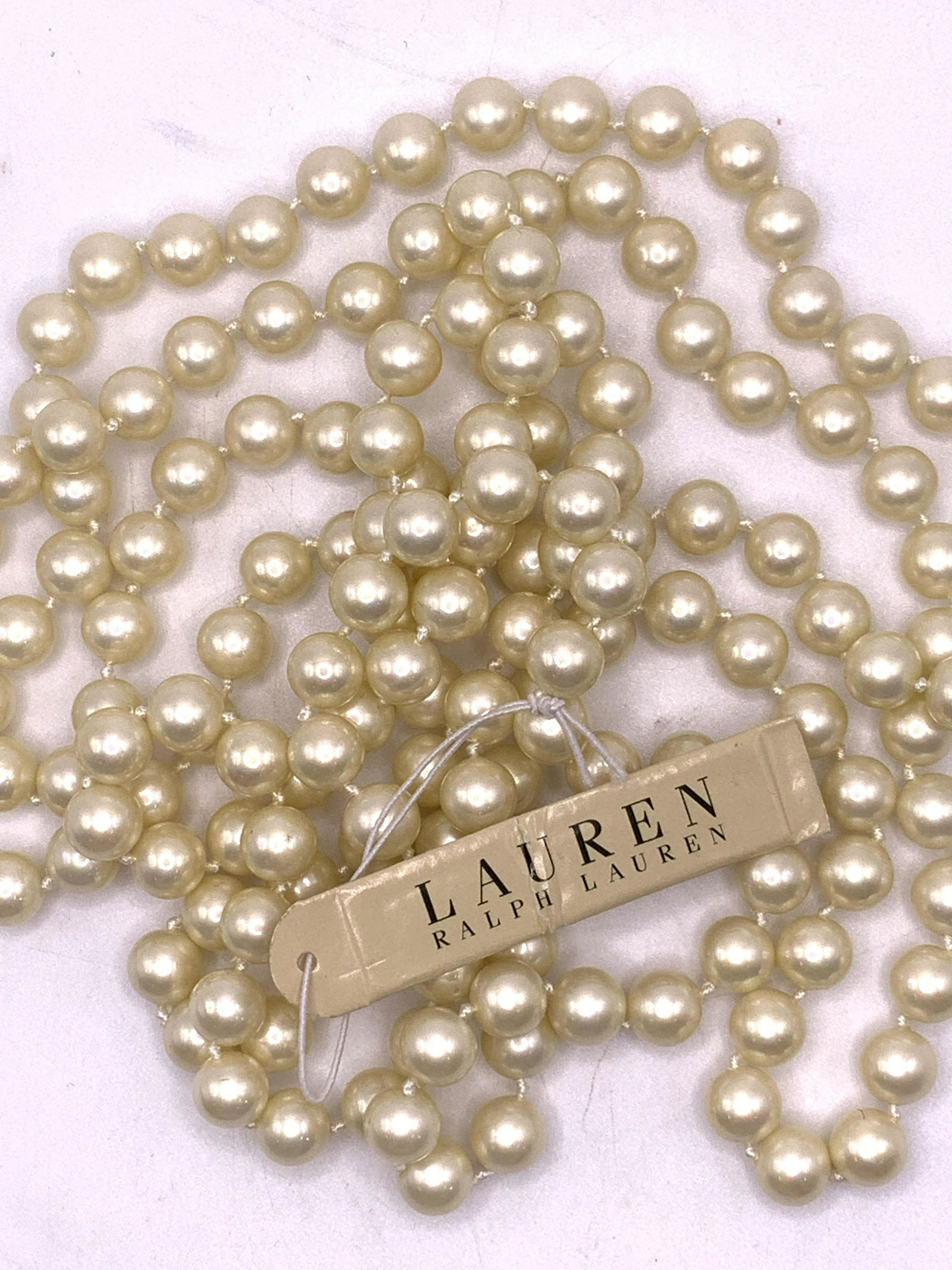 LAUREN RALPH LAUREN Pearlescent Rope Necklace NWT (1 of 5)