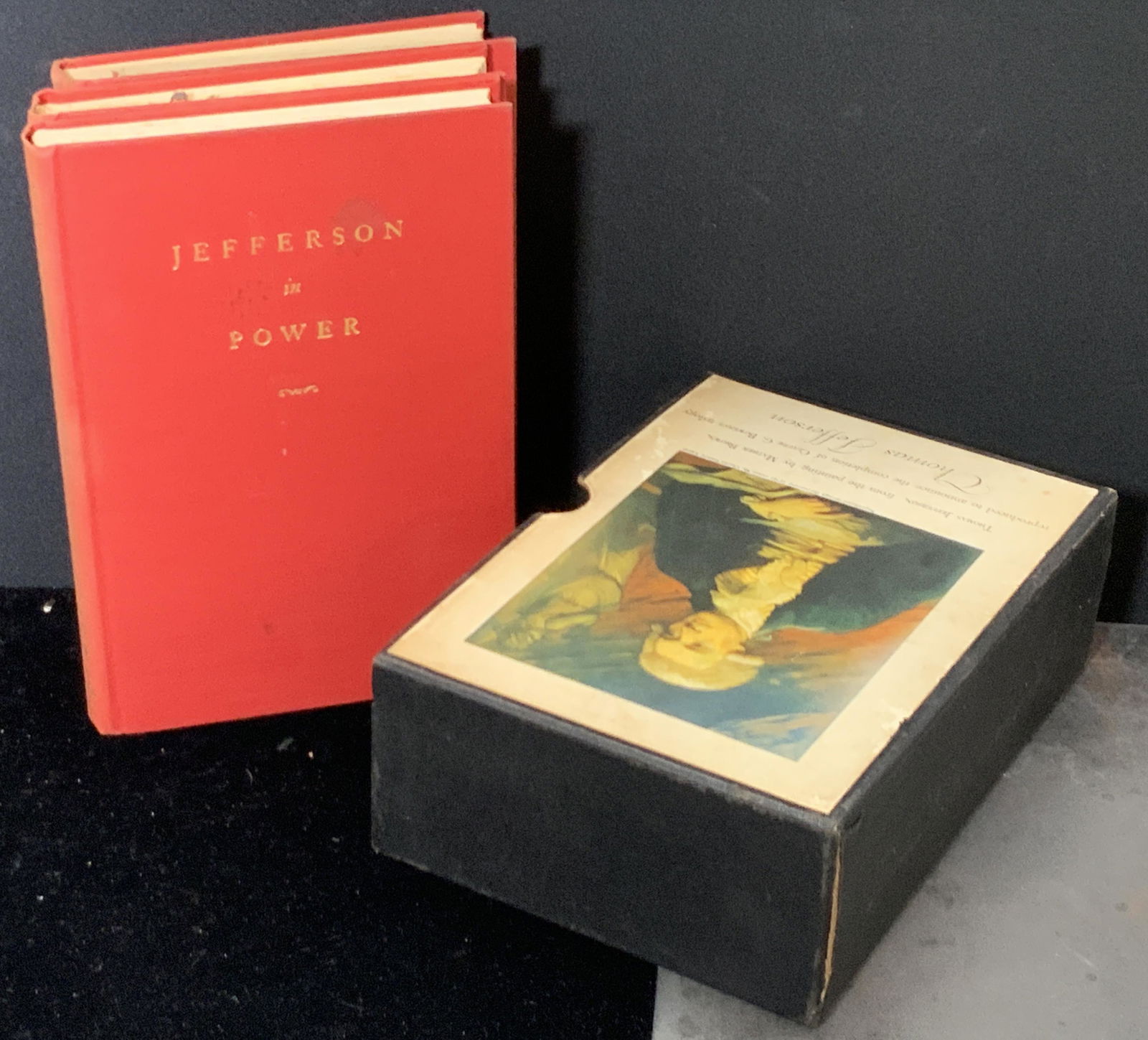 3 THOMAS JEFFERSON Books W/ Case, Claude Bowers (1 of 8)