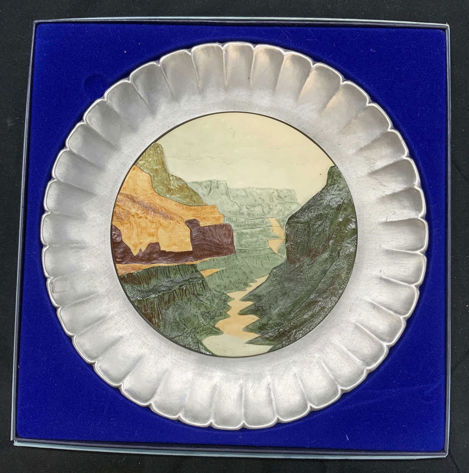 SEBASTIAN MINIATURES Vintage Grand Canyon Plate (1 of 6)