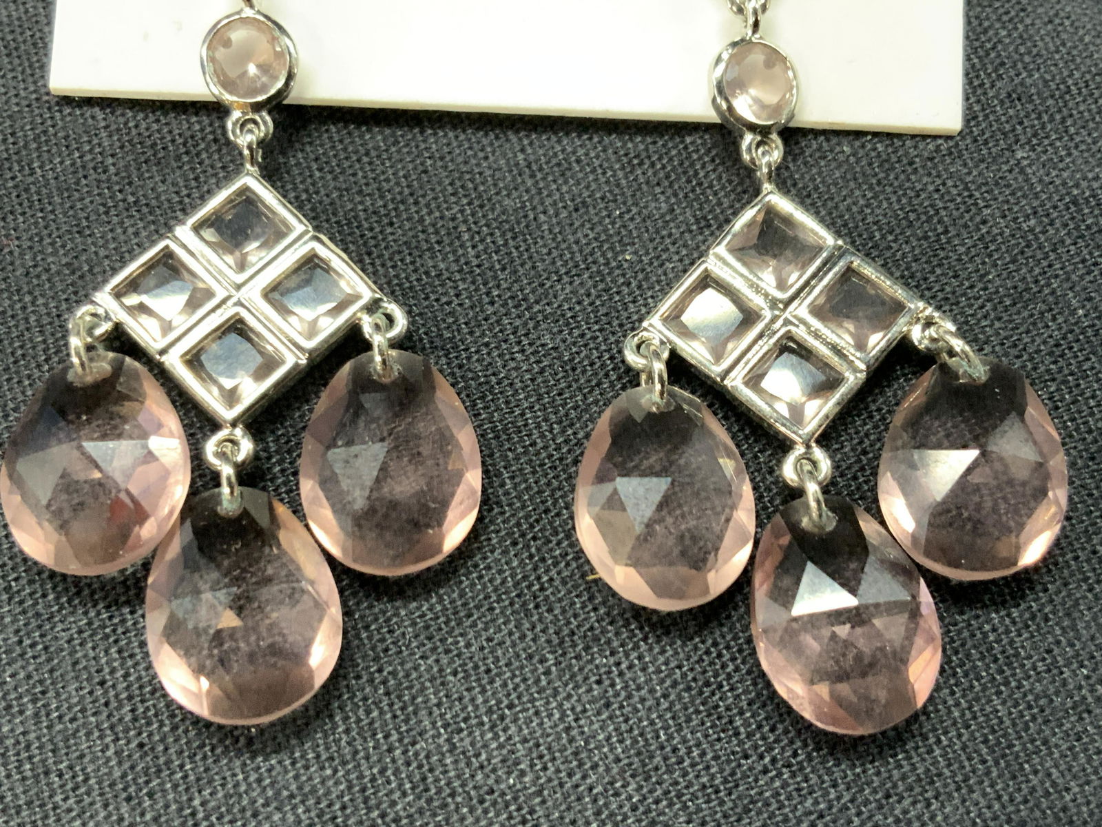 ELLEN TRACY Dangle Clip On Earrings (1 of 6)