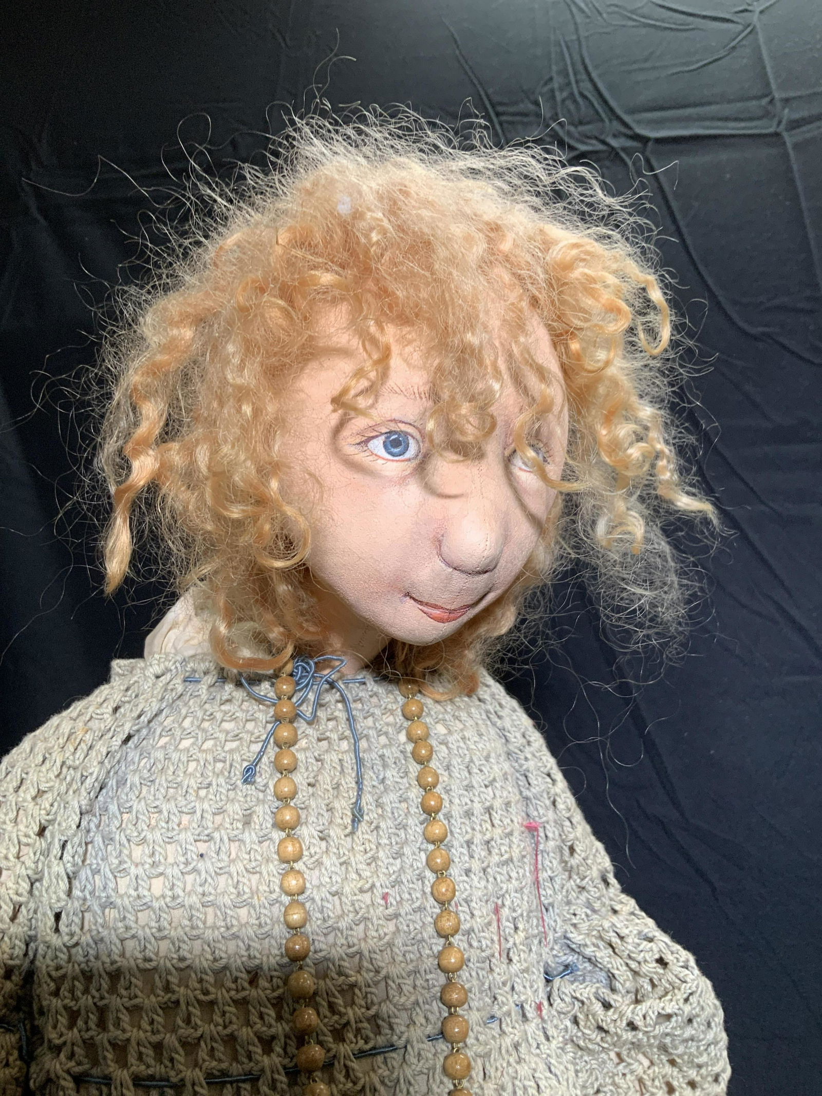 Hand Painted Artist Display Doll on Stand (1 of 7)