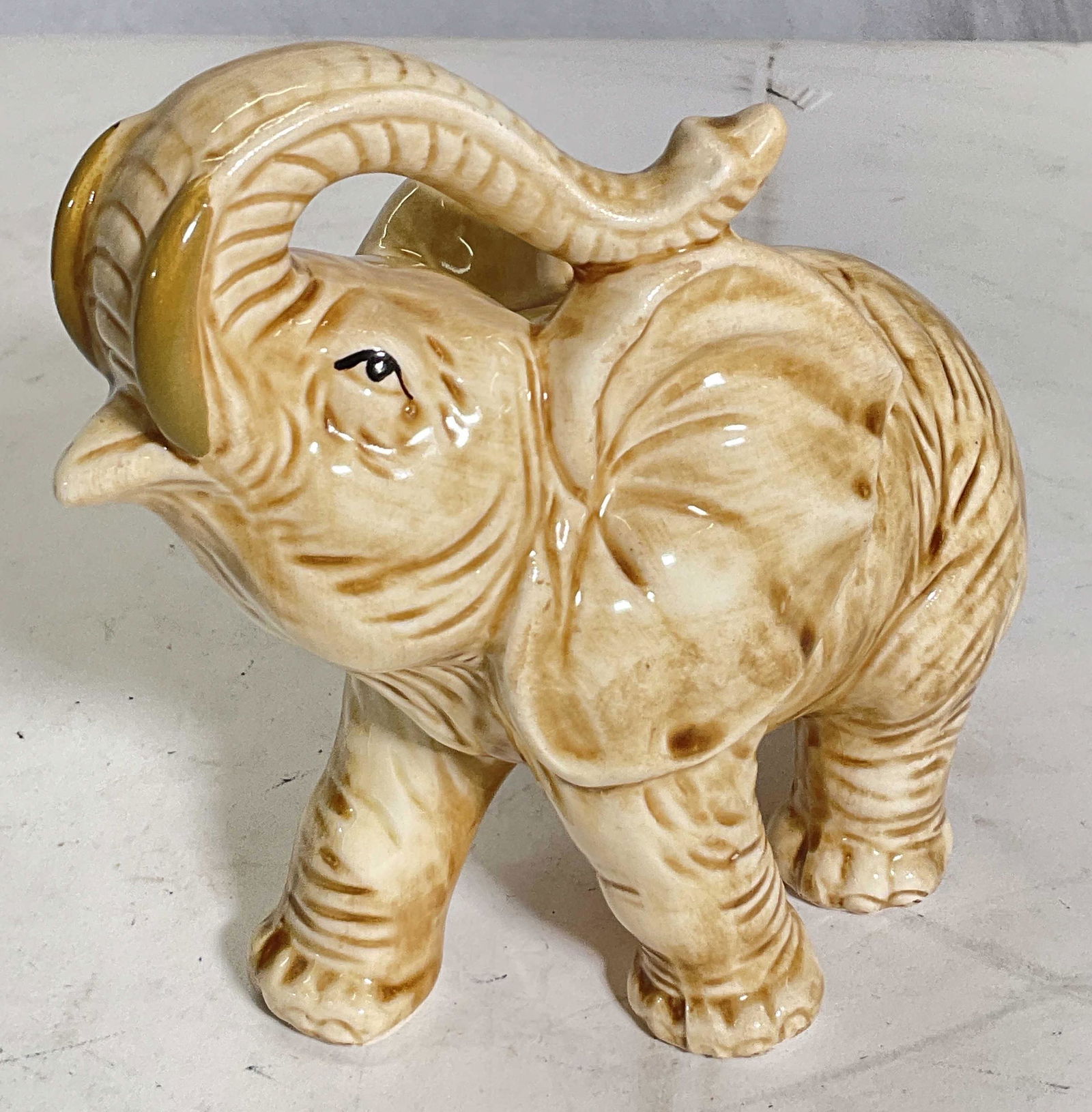 Small Porcelain Elephant Figural (1 of 5)