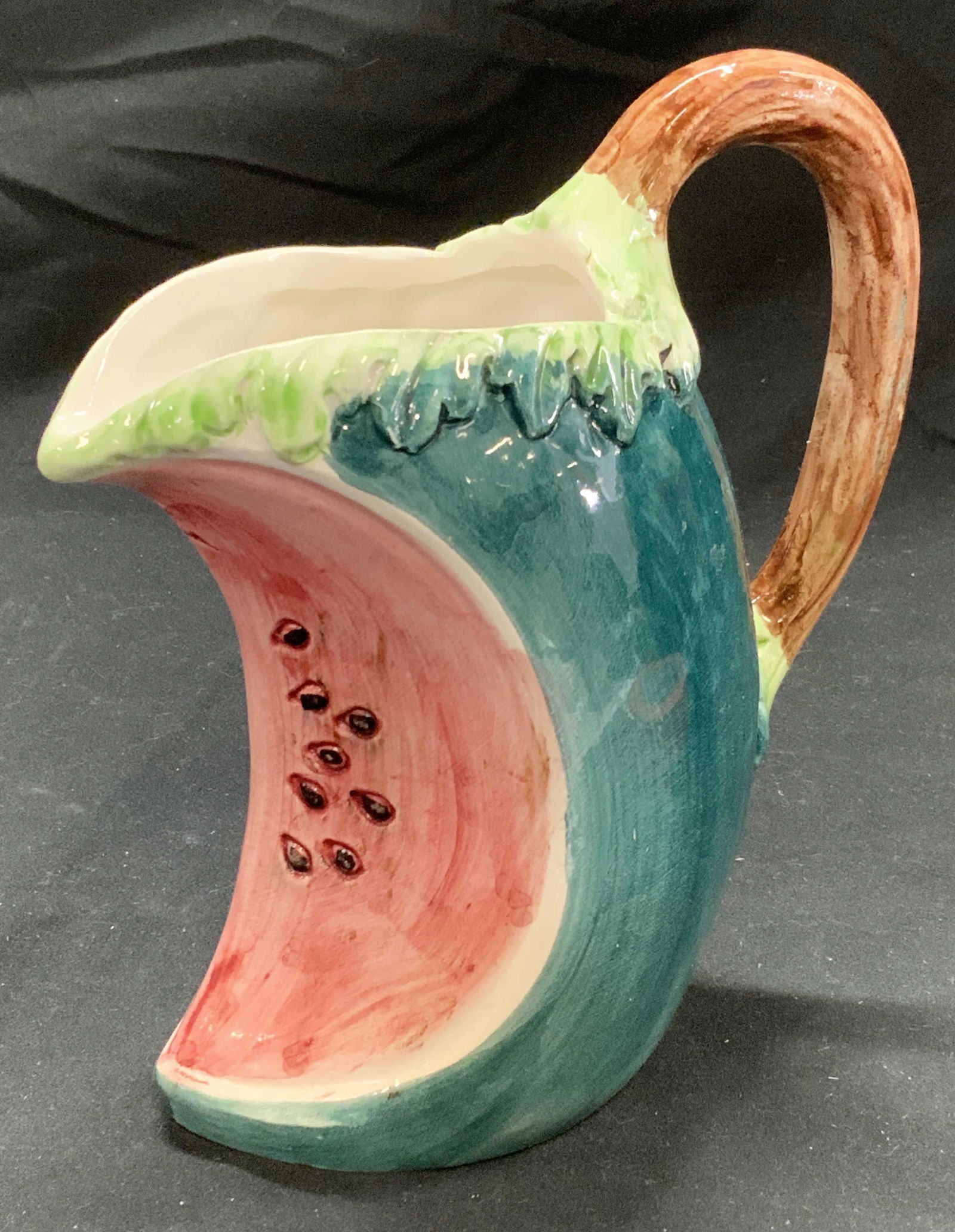 Vintage Hand Painted Watermelon Motif Creamer (1 of 5)