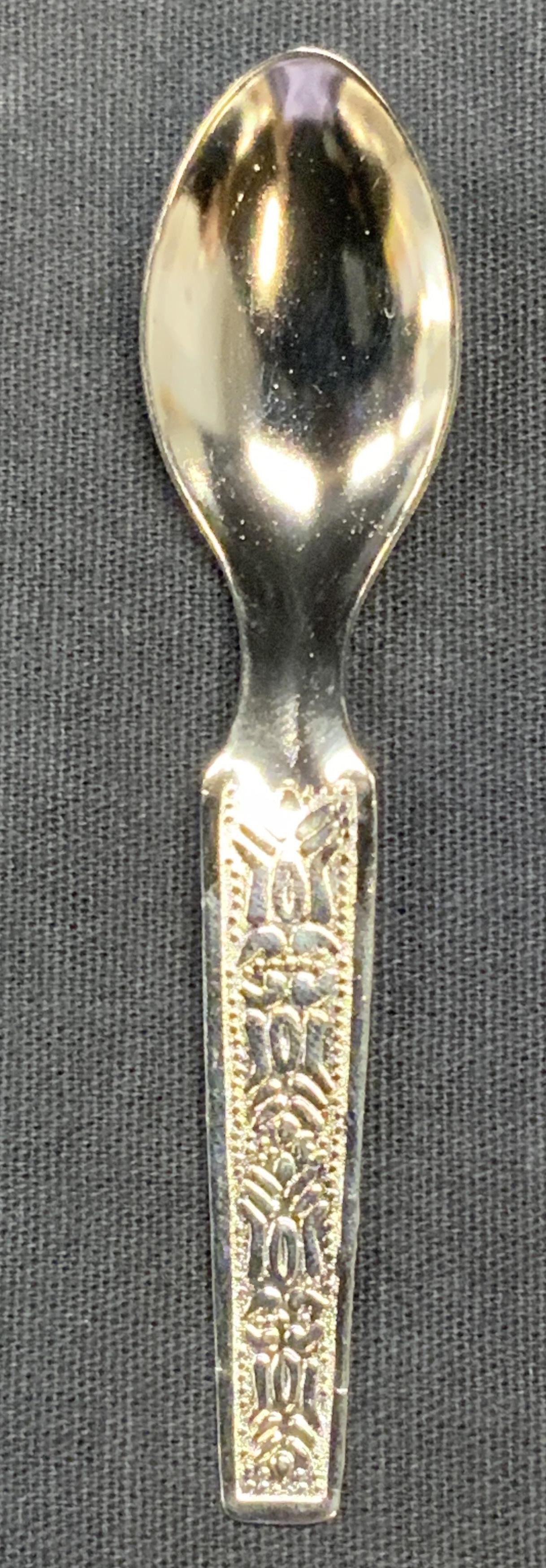 Small White Metal Spoon (1 of 4)