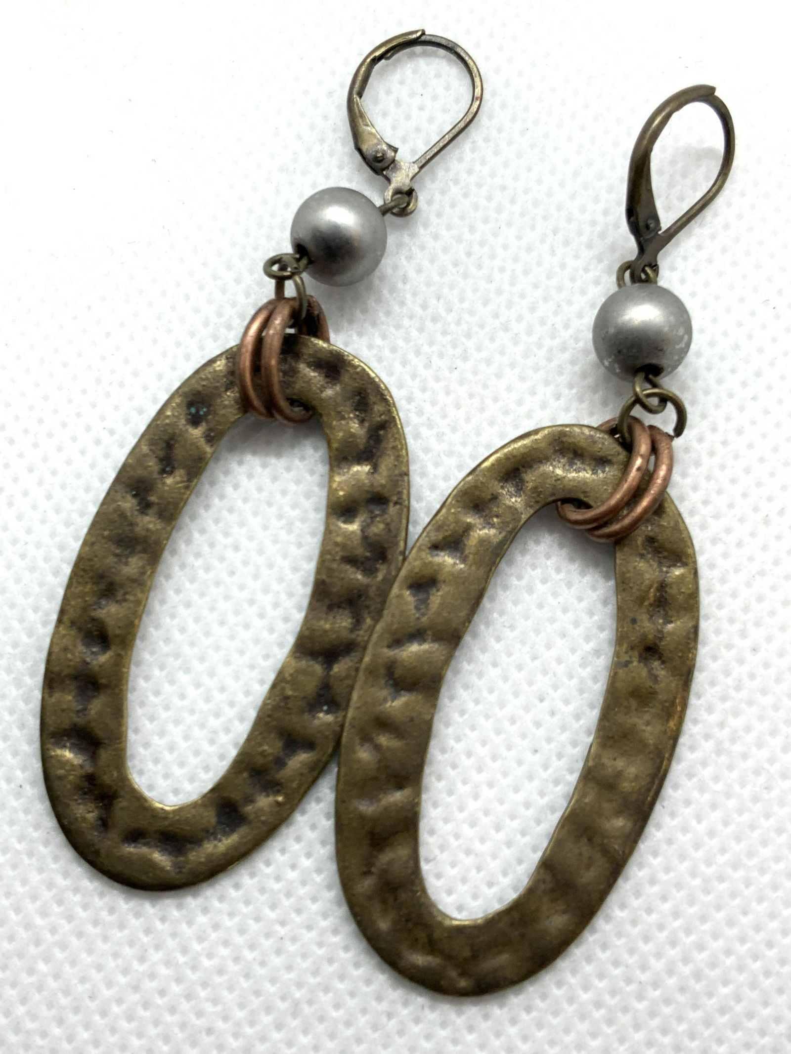 Boho Style Bronze Toned Dangle Earrings (1 of 5)