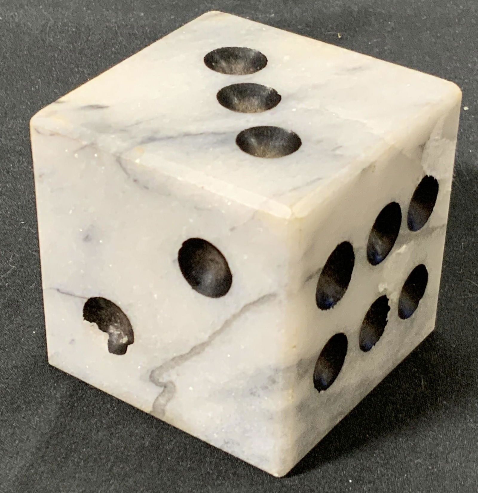 Vintage Marble Dice Paperweight (1 of 4)