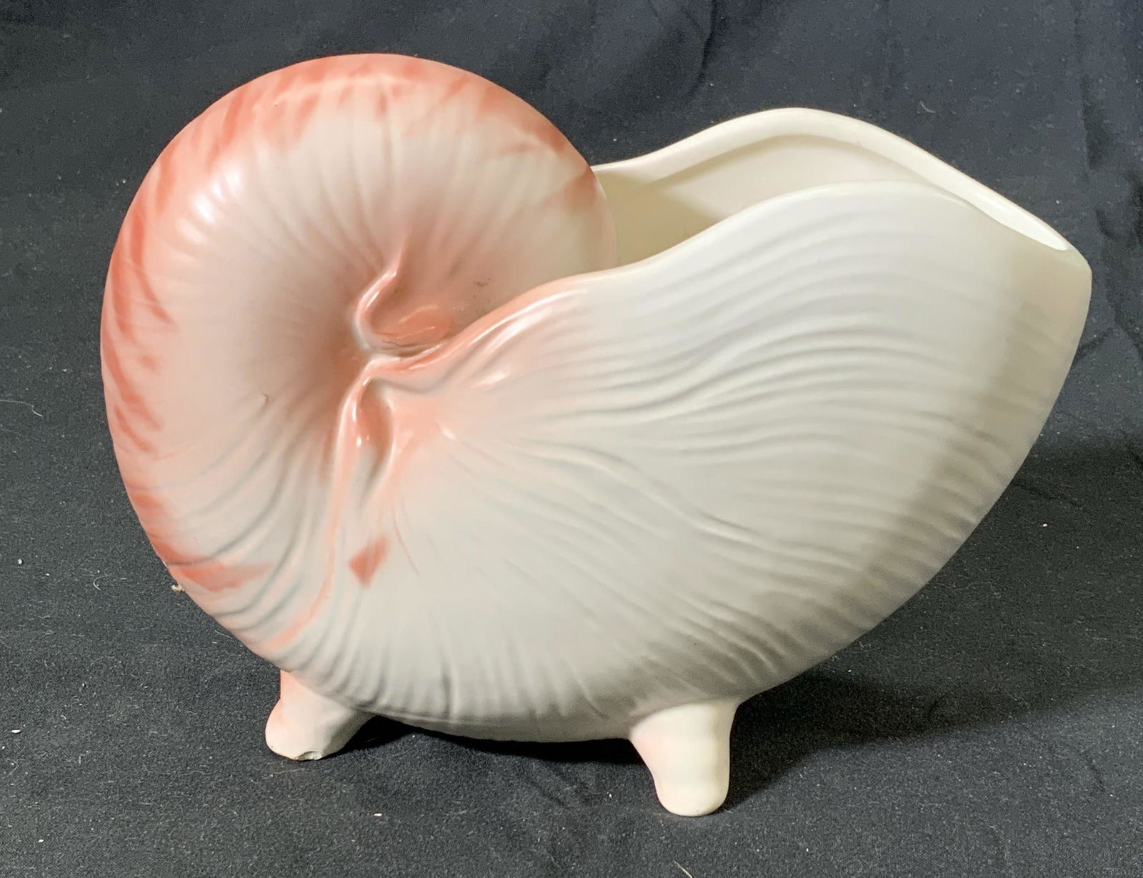 FITZ & FLOYD Hand Painted Nautilus Cachepot (1 of 5)