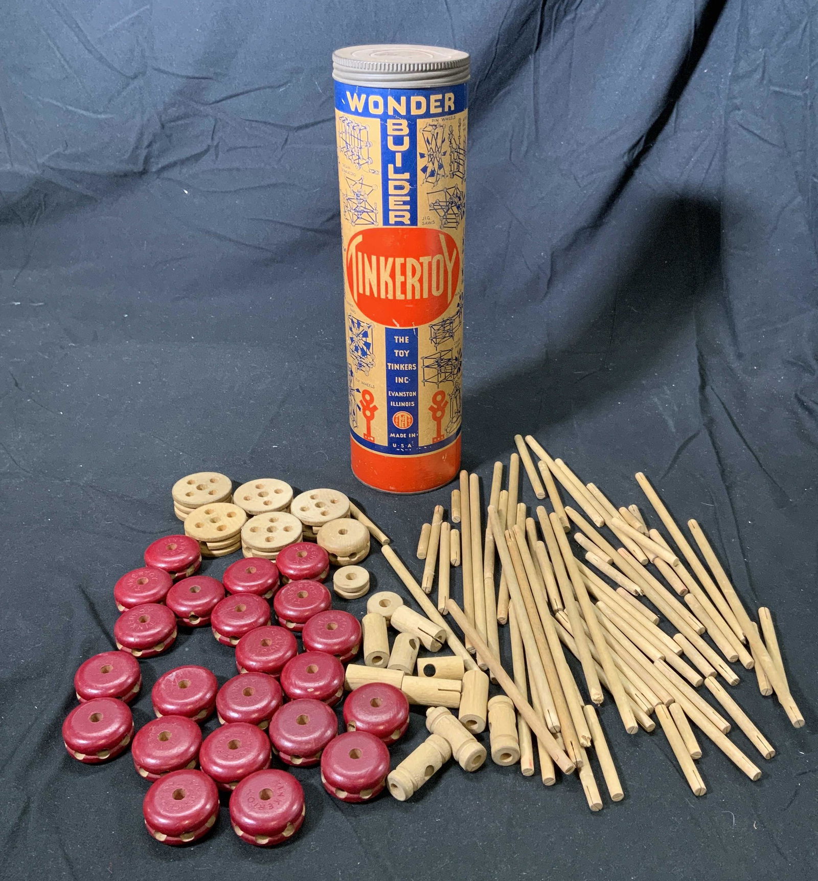 Retro 1950s TINKERTOY in Original Package (1 of 6)