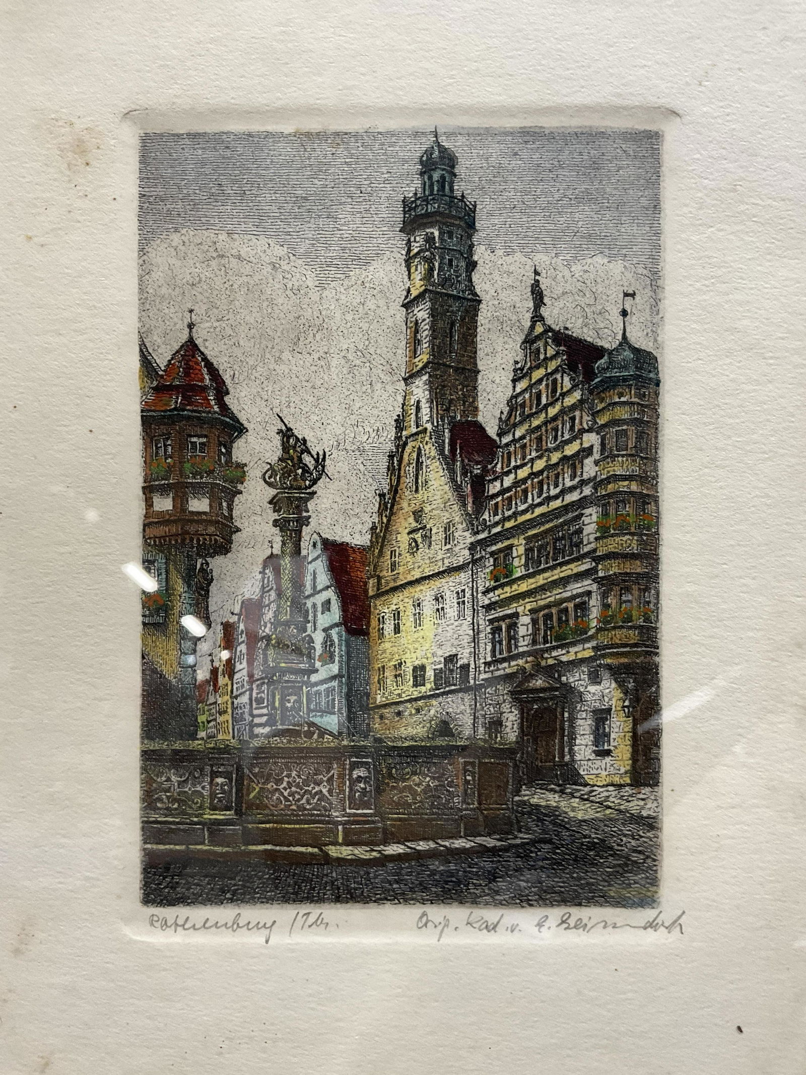 ERNST GEISSENDORFER Signed Etching (1 of 5)