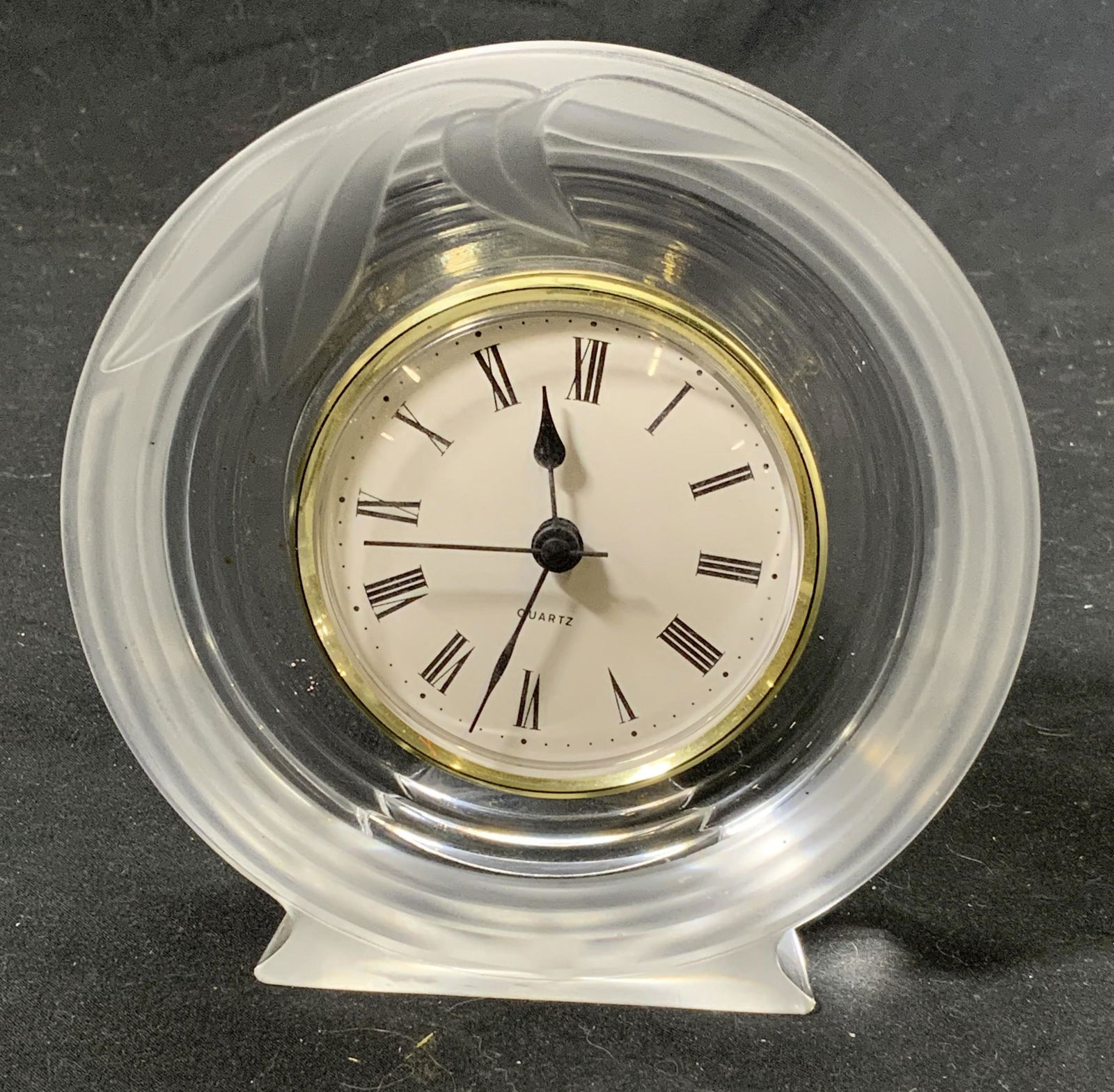 JG DURAND Crystal Table Clock FRANCE (1 of 6)
