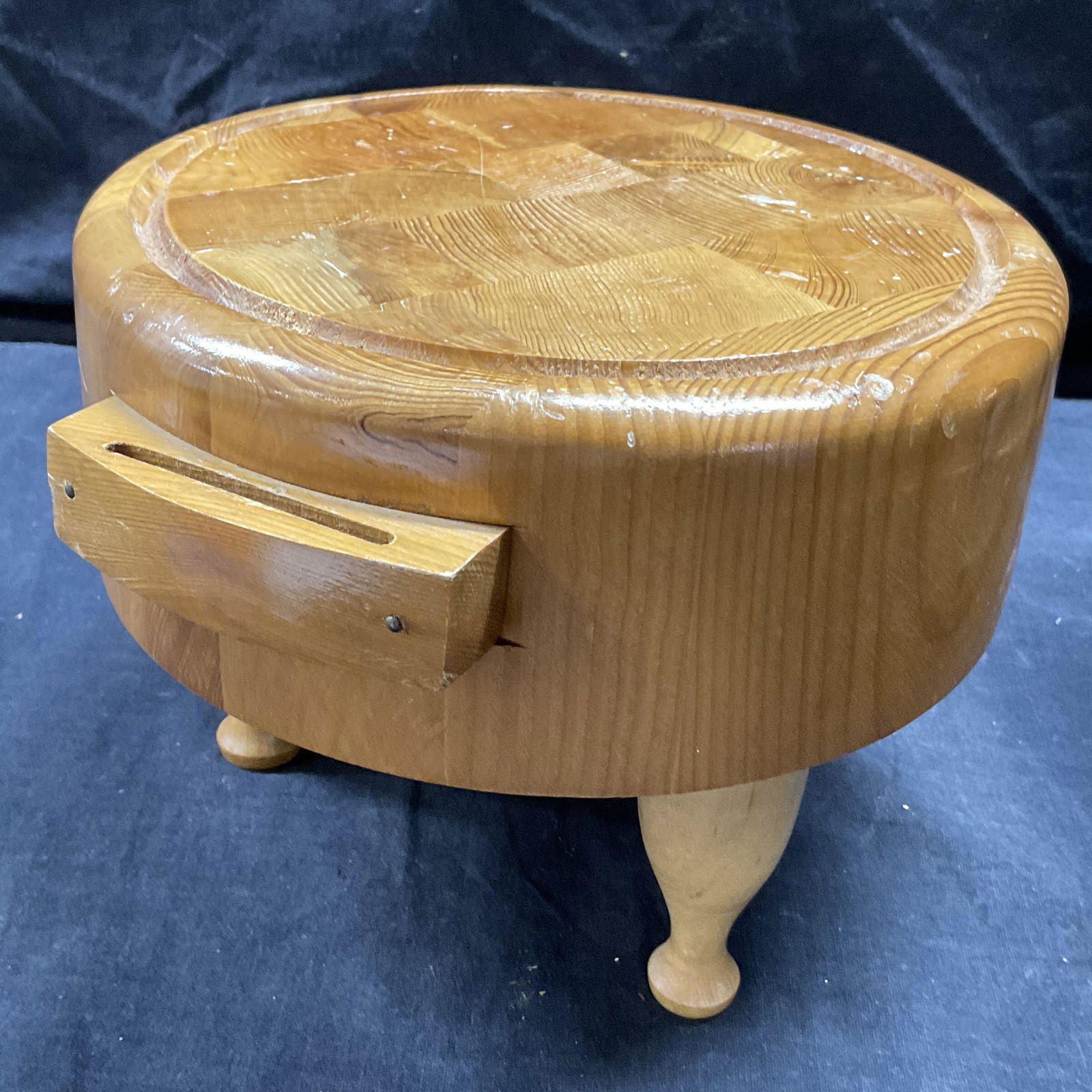 Vintage FRED ROGERS Wooden Butcher Block (1 of 6)