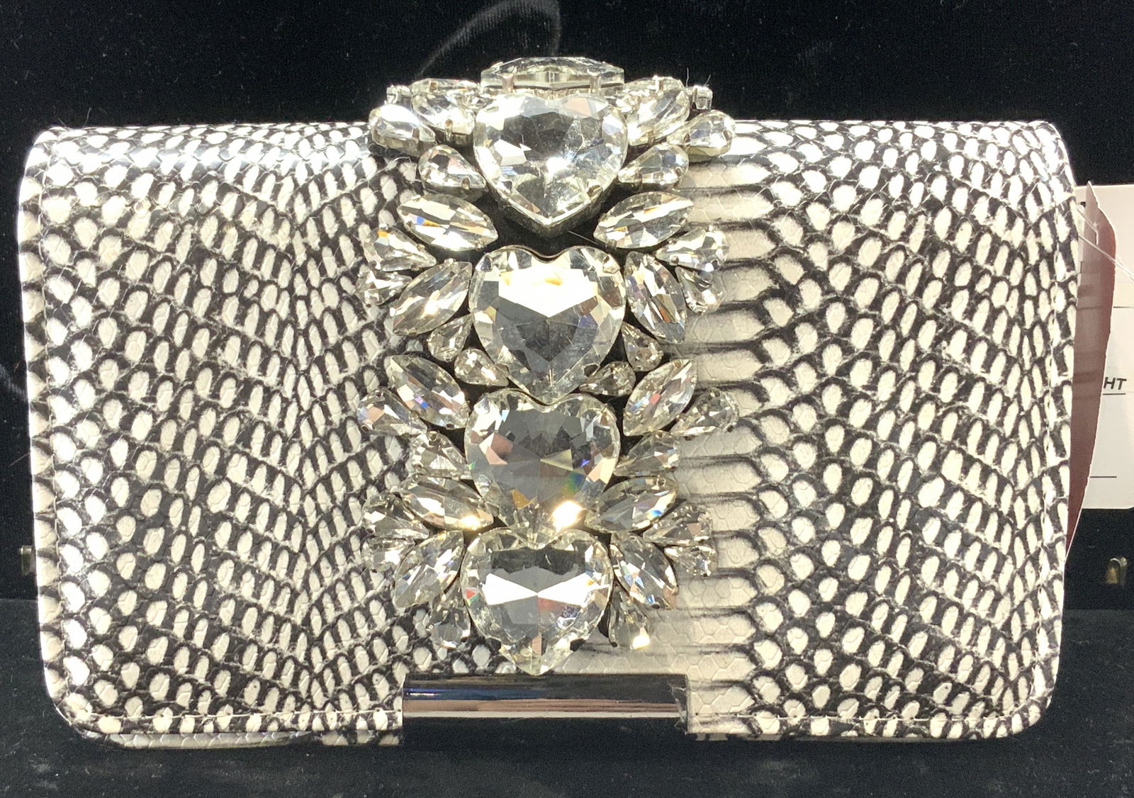 A Touch of Style Snakeskin Pattern Clutch NWT (1 of 7)