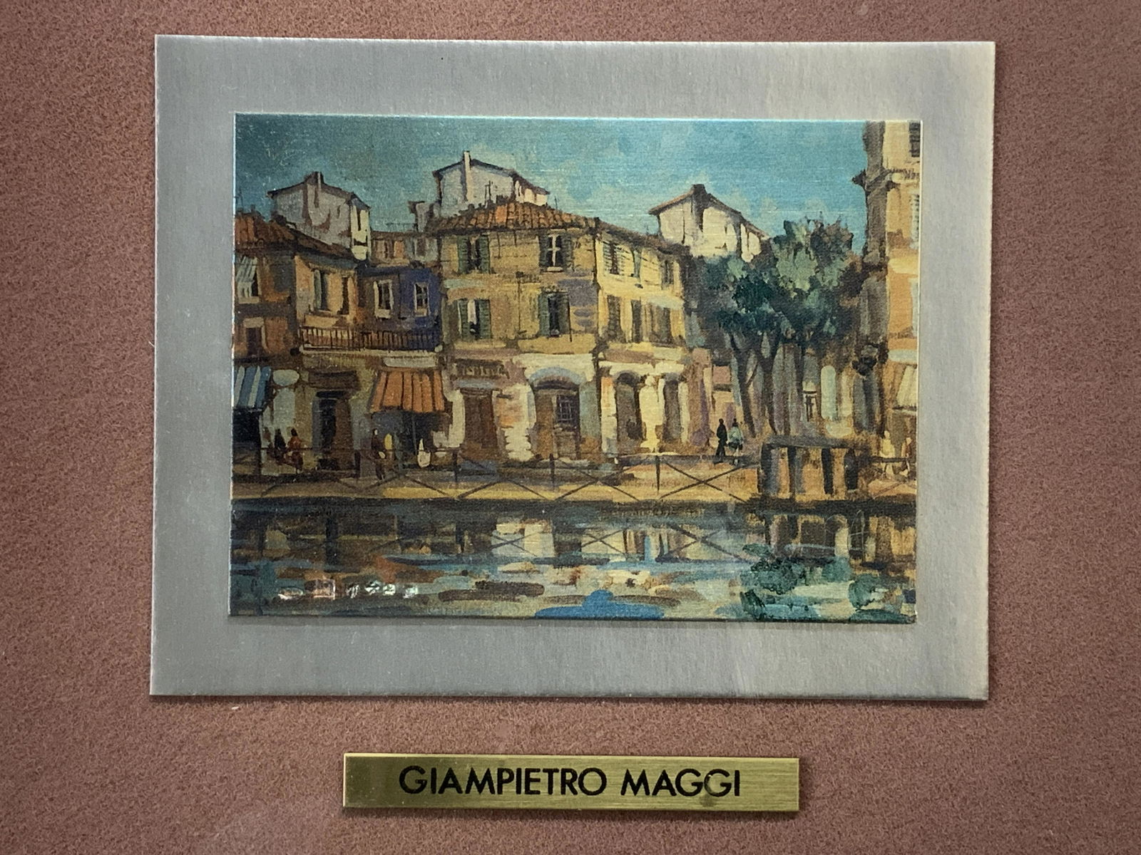 Framed Chromolithograph Giampietro Maggi (1 of 7)
