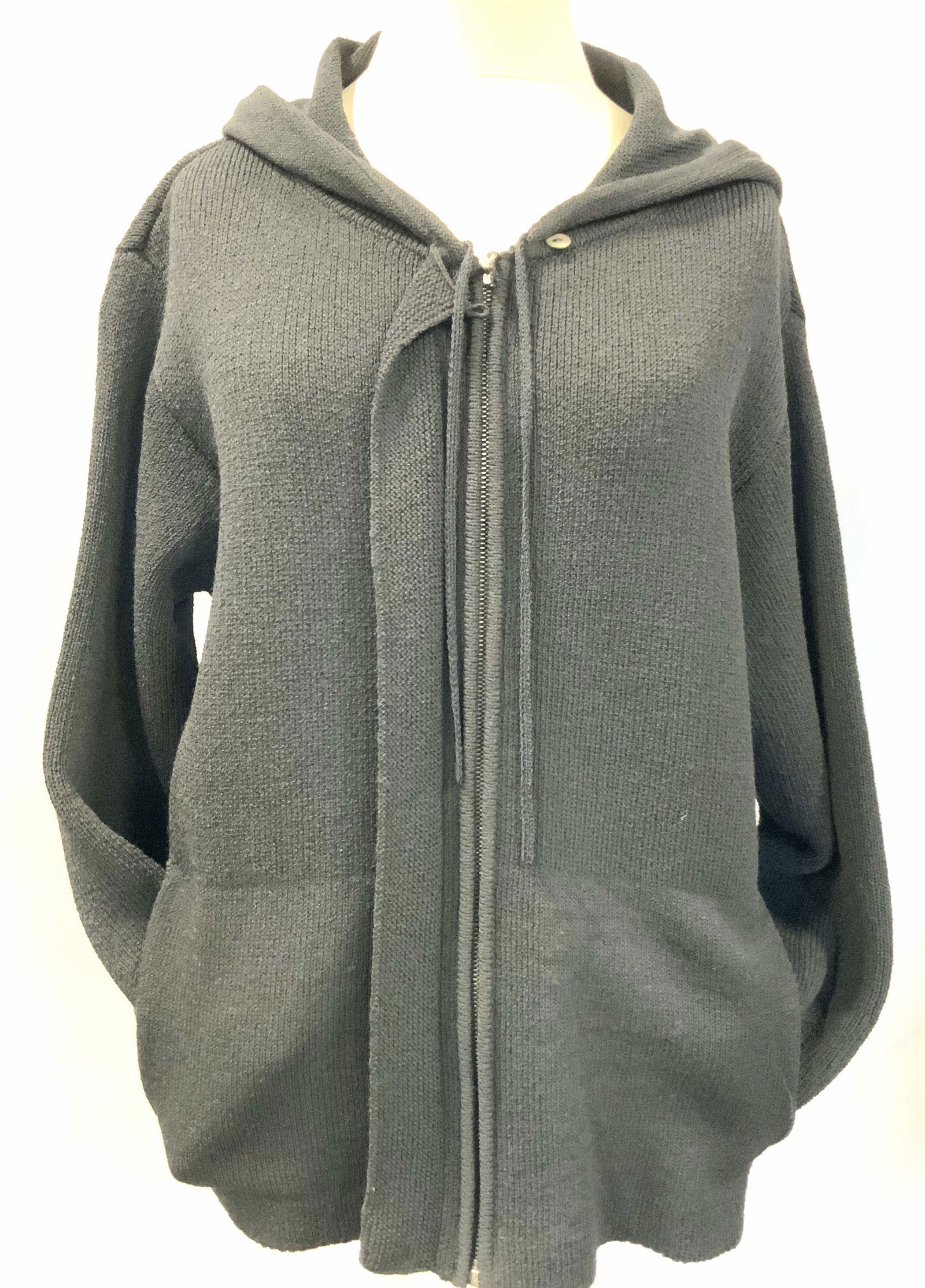 MARGARET OLEARLY Zip Up Knitted Sweater (1 of 9)