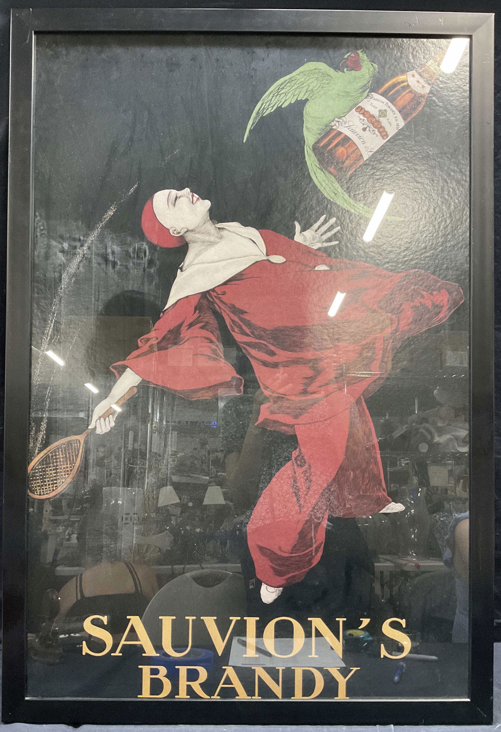 J STALL Sauvions Brandy Offset Lithograph (1 of 6)