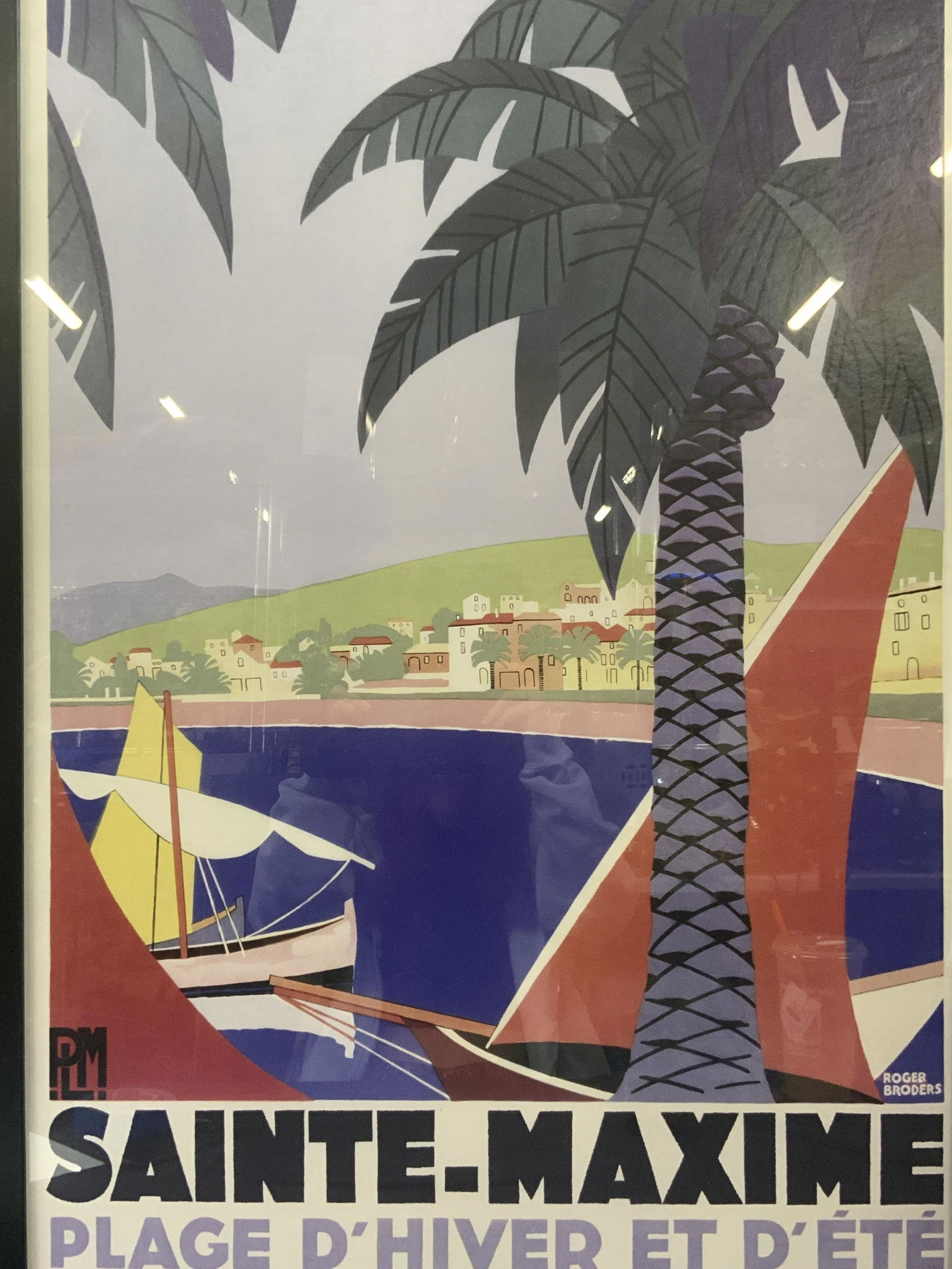 ROGER BRODERS Sainte Maxime Travel Ad. Litho. (1 of 7)