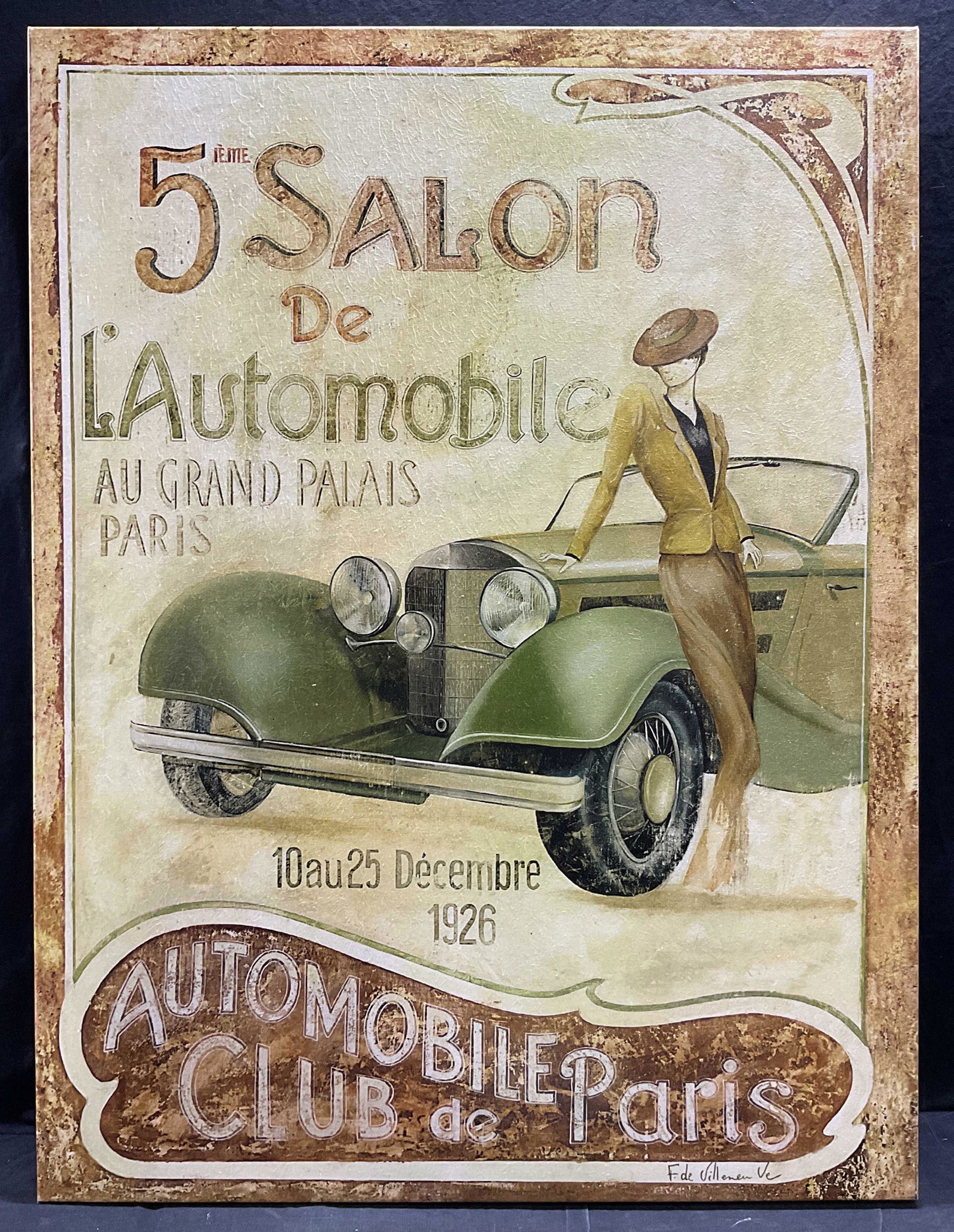 FABRICE DE VILLENEUVE Giclee Artwork (1 of 6)