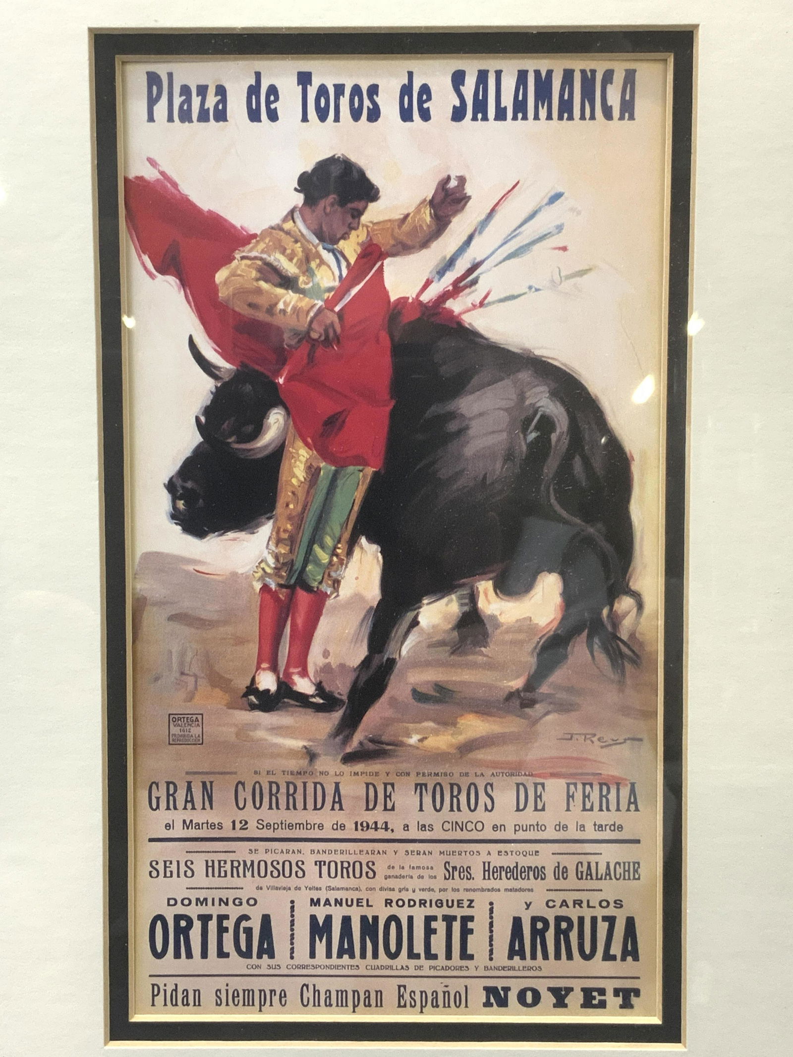 J. REUS Plaza de Toros de Salamanca Lithograph (1 of 5)