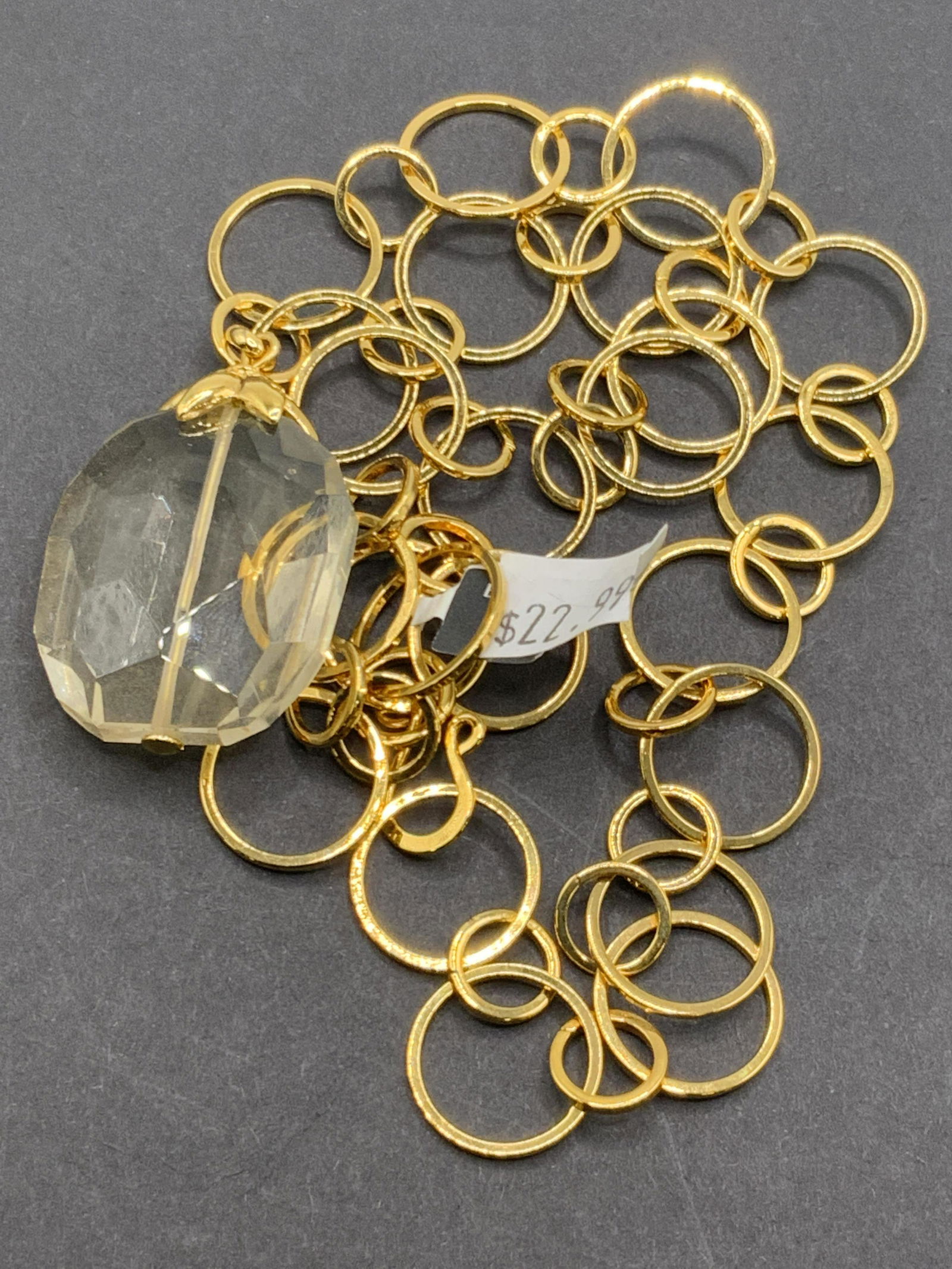 BANANA REPUBLIC NWT Crystal Pendant Necklace (1 of 9)