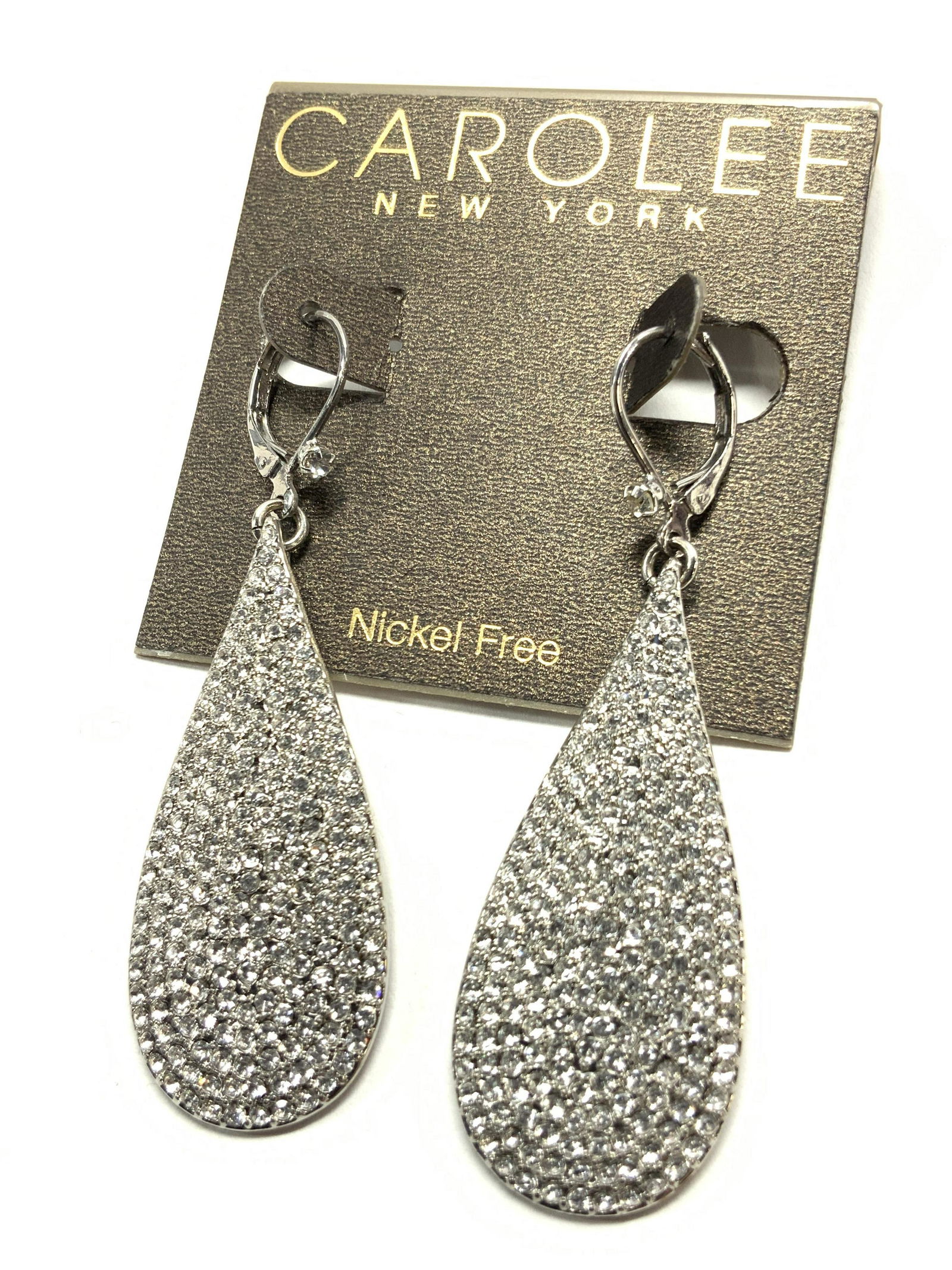 CAROLEE Signed Gemstone Dangle Earrings (1 of 4)