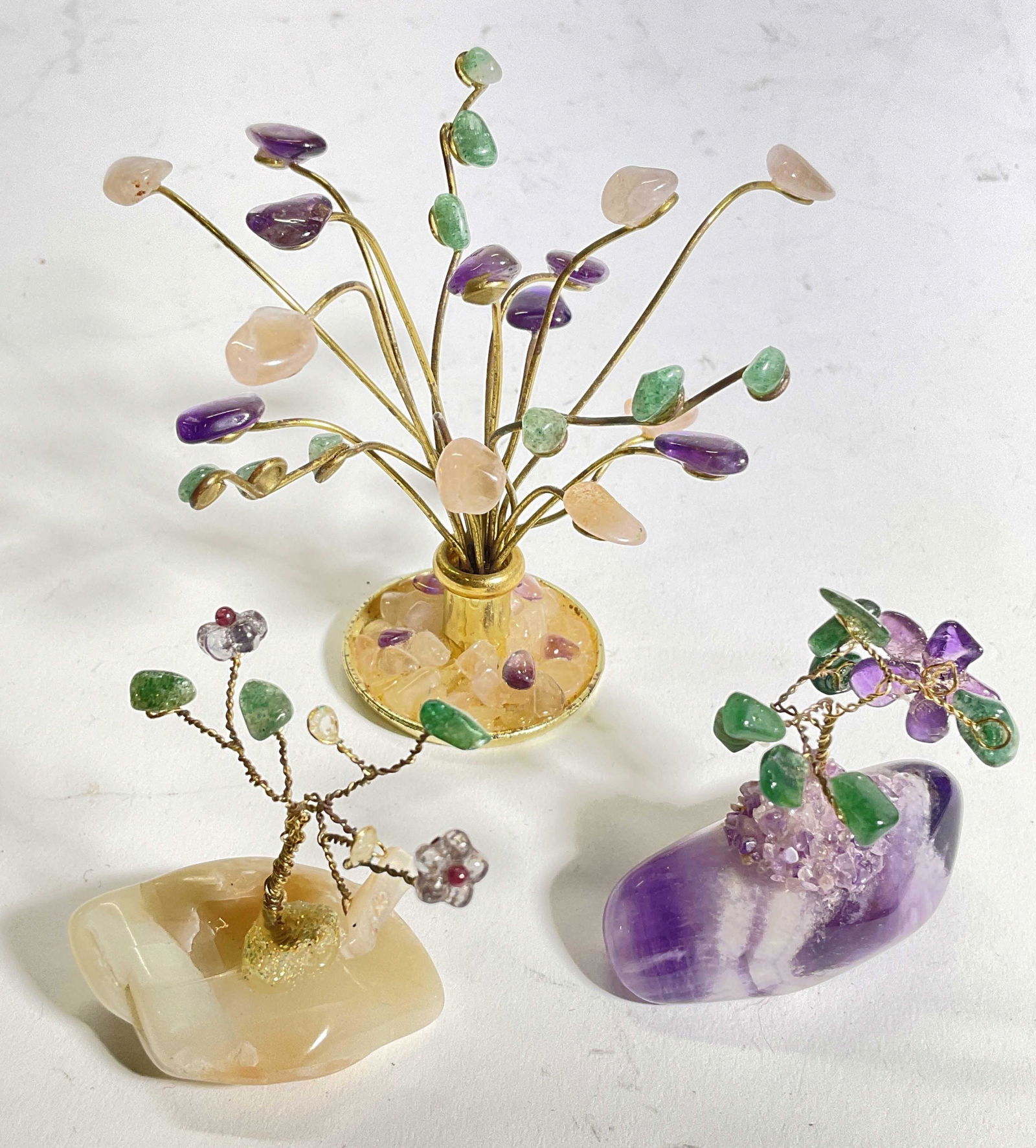 Lot 3 Crystal Stone Trees (1 of 6)