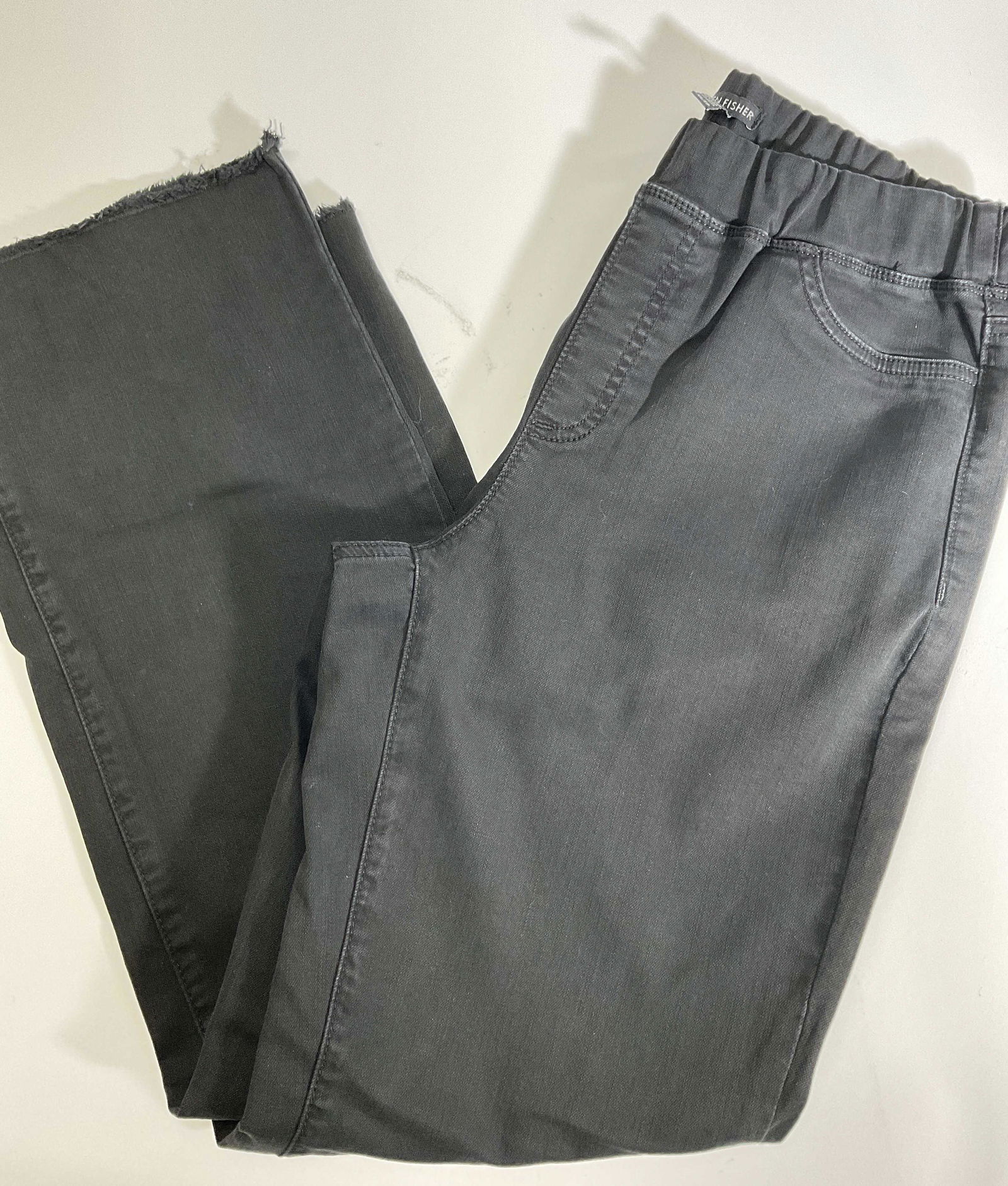 Eileen Fisher Black Cotton Pants (1 of 5)
