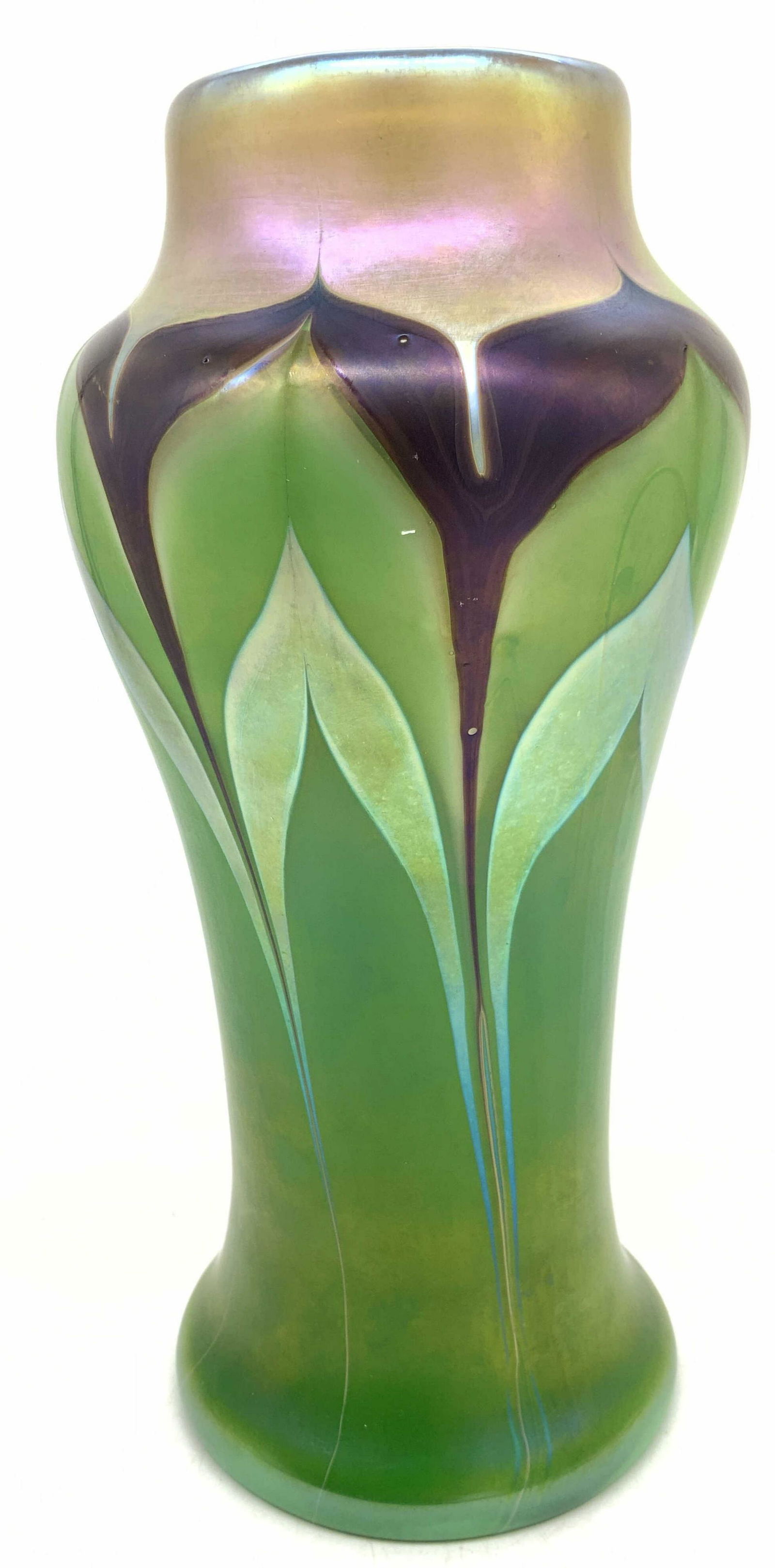 JAMES LUNDBERG Vintage Handblown Art Glass Vase (1 of 9)