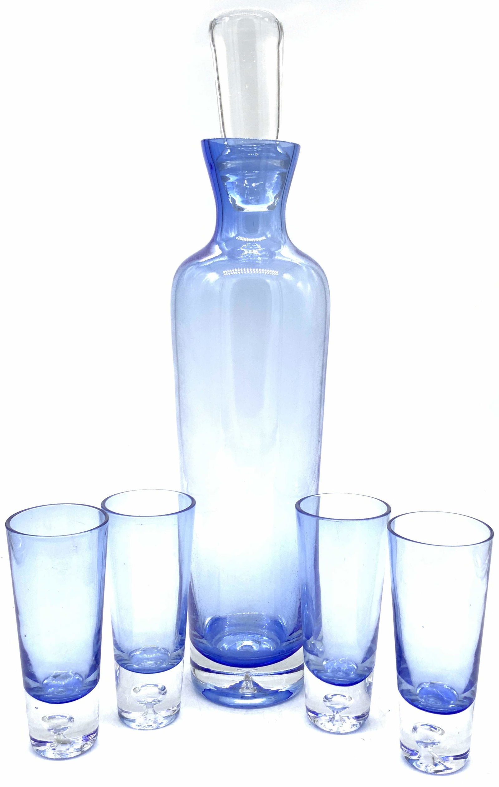 ELEMENTS Hand Blown Decanter & Shot Glasses (1 of 8)
