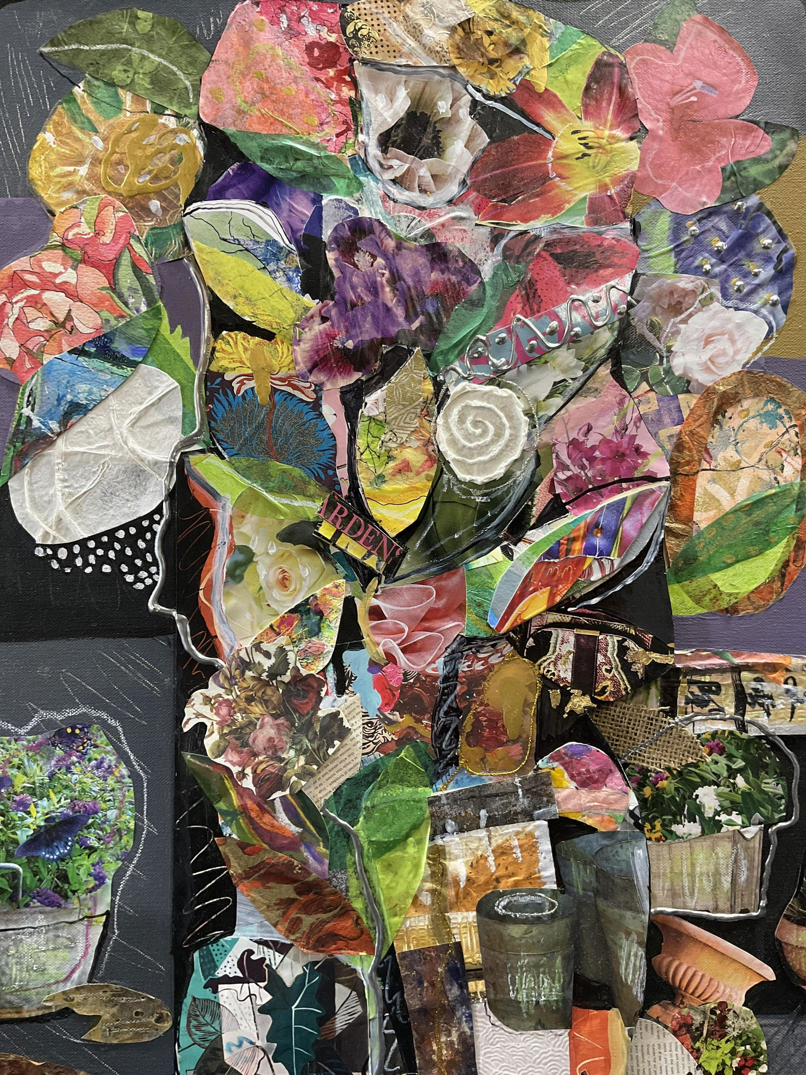 KATHRYN SCHUMACHER Mixed Media Collage Artwork (1 of 11)