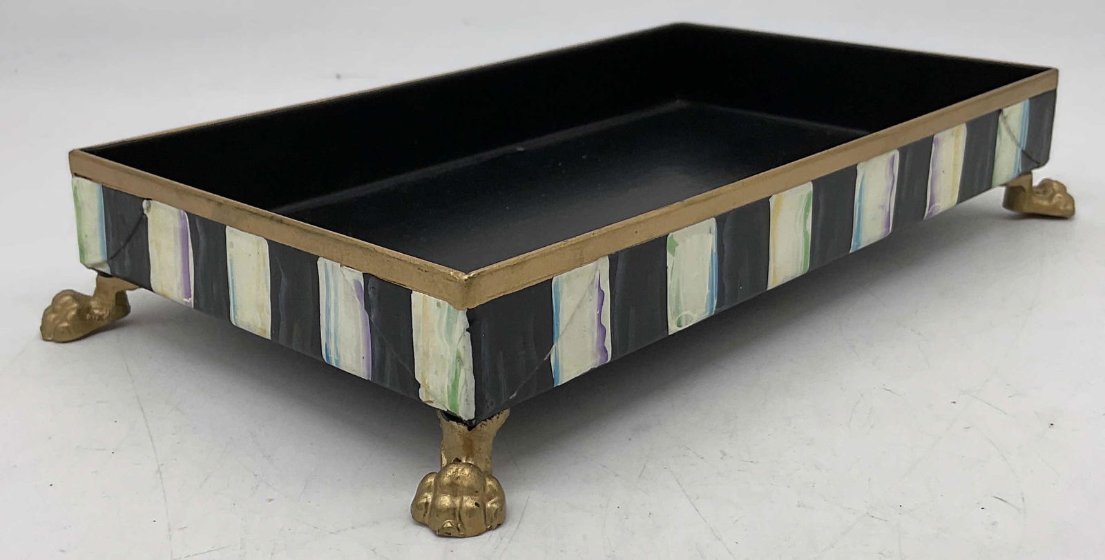 MACKENZIE CHILDS Metal Trinket Dish (1 of 8)