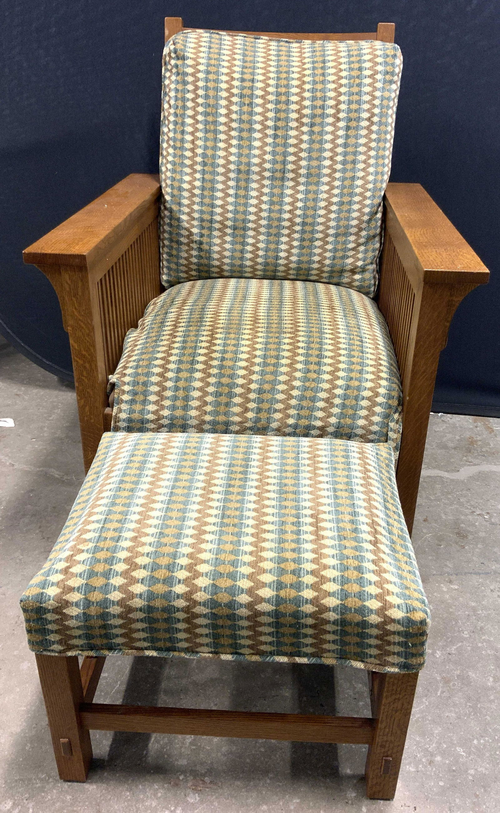 STICKLEY Vintage Armchair & Ottoman (1 of 14)