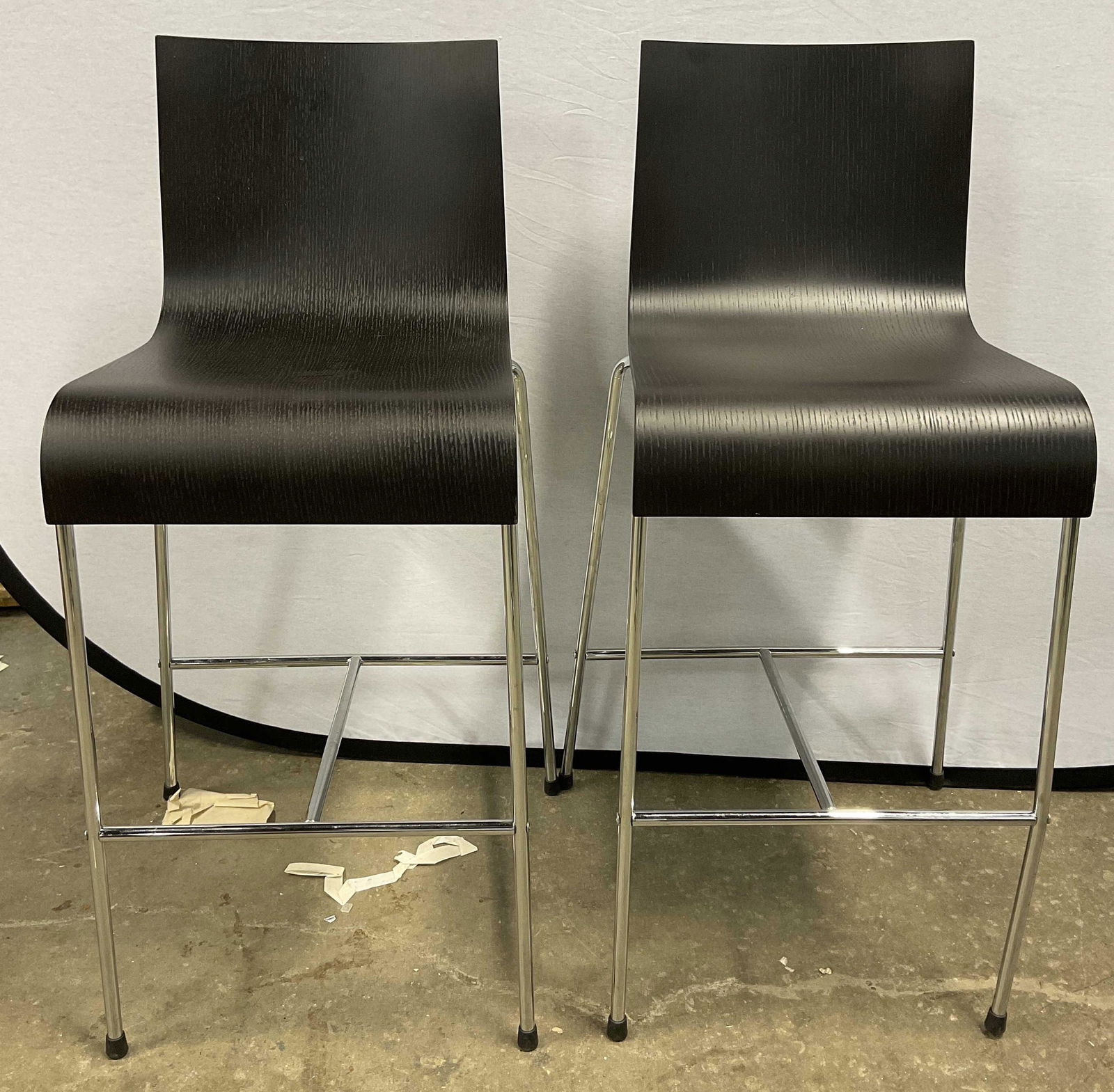 Lot Pair MCM Bar Chairs (1 of 8)