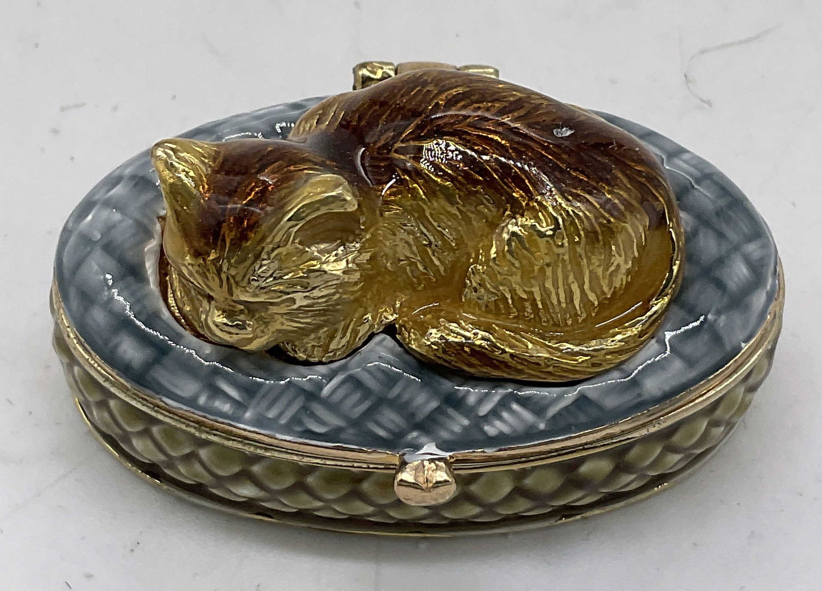 MONET Signed Cat Trinket Box (1 of 6)