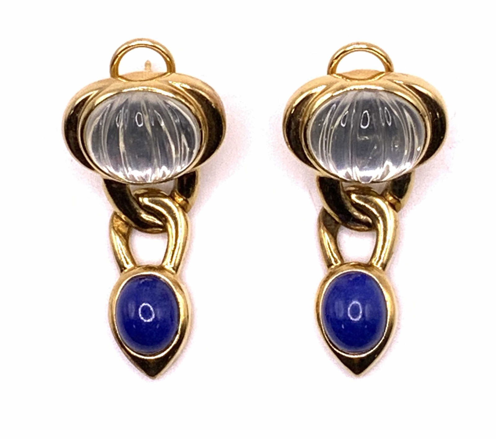 STERLING SILVER Lapis Dangling Earrings (1 of 6)
