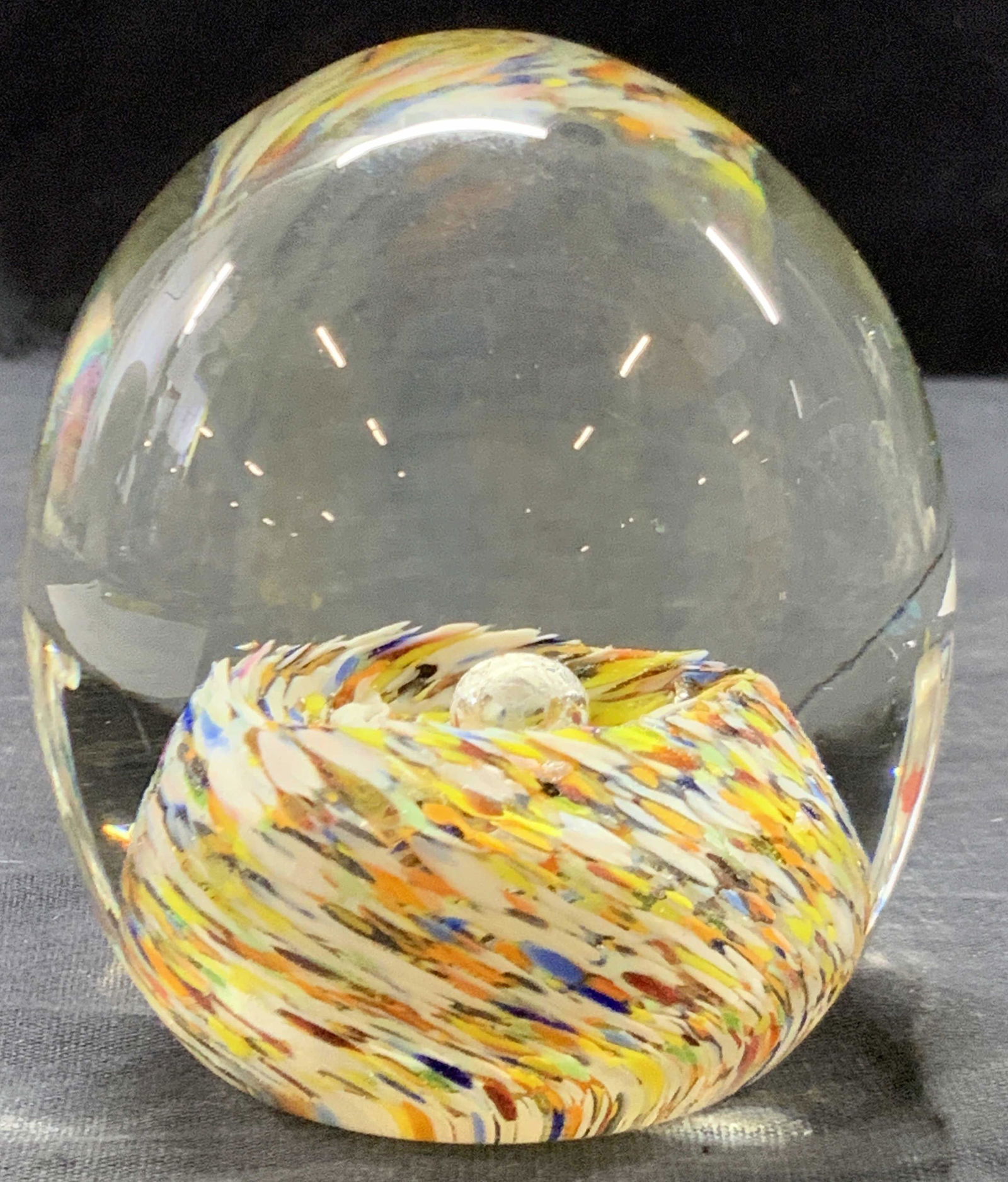 MILLEFIORI Style Glass Paperweight (1 of 5)
