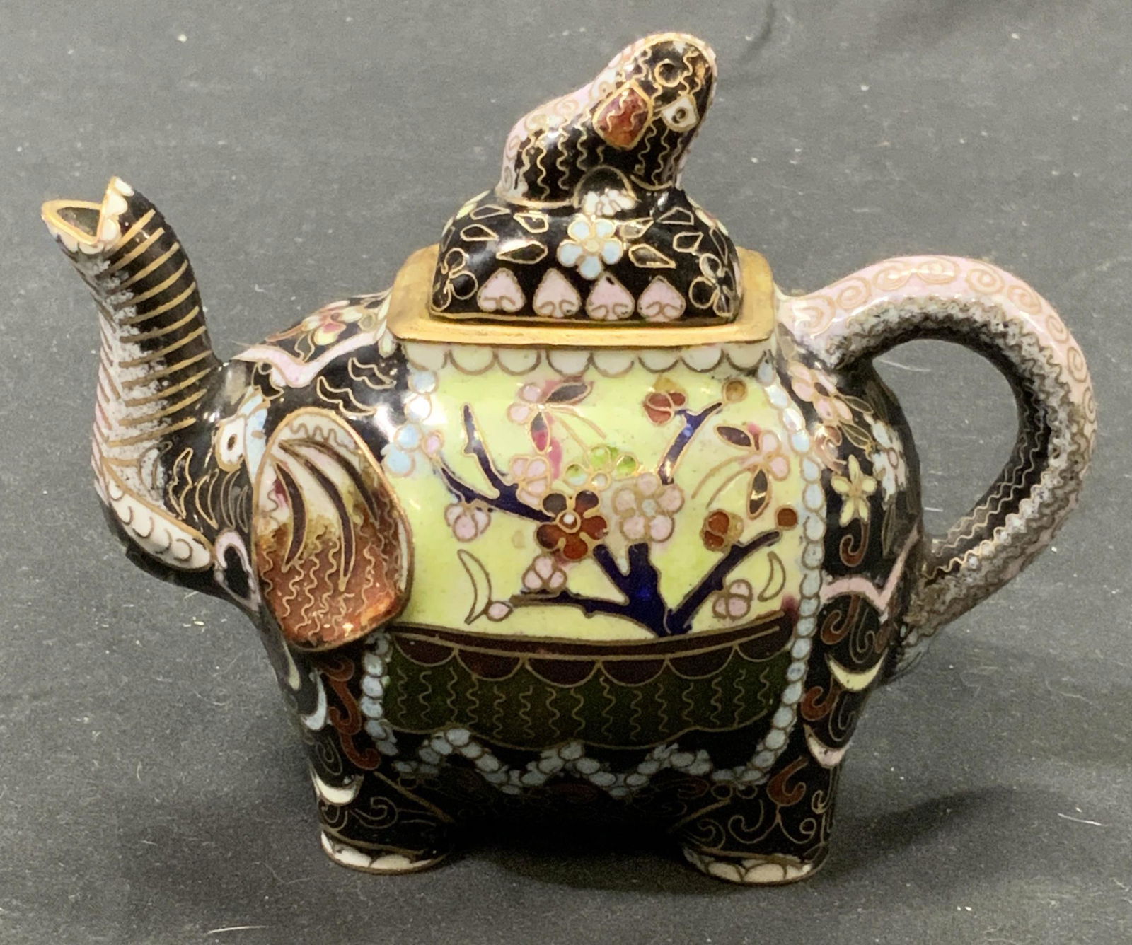 Asian Style Small Elephant Motif Teapot (1 of 5)
