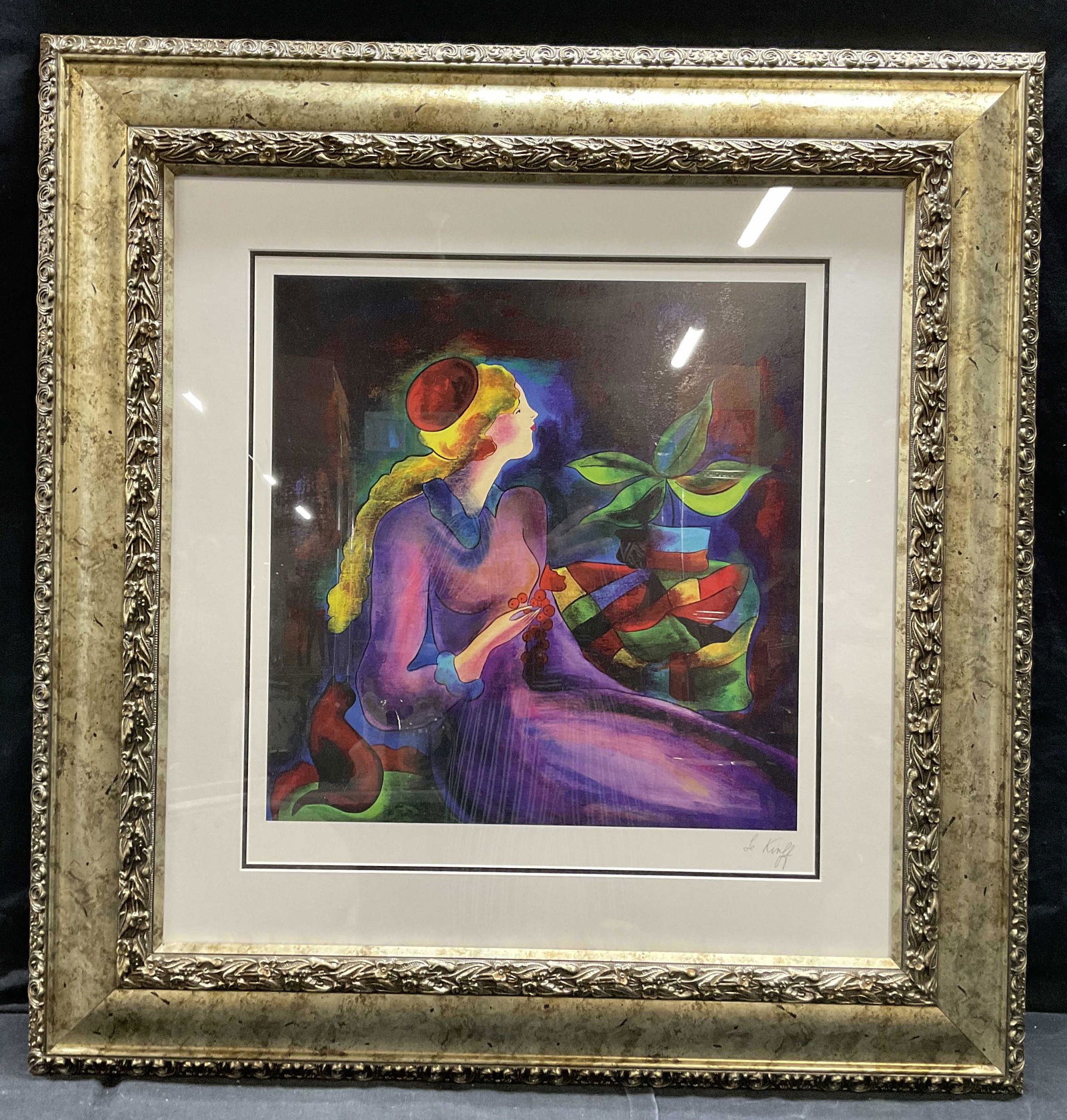 LINDA LE KINFF Signed Serigraph (1 of 9)