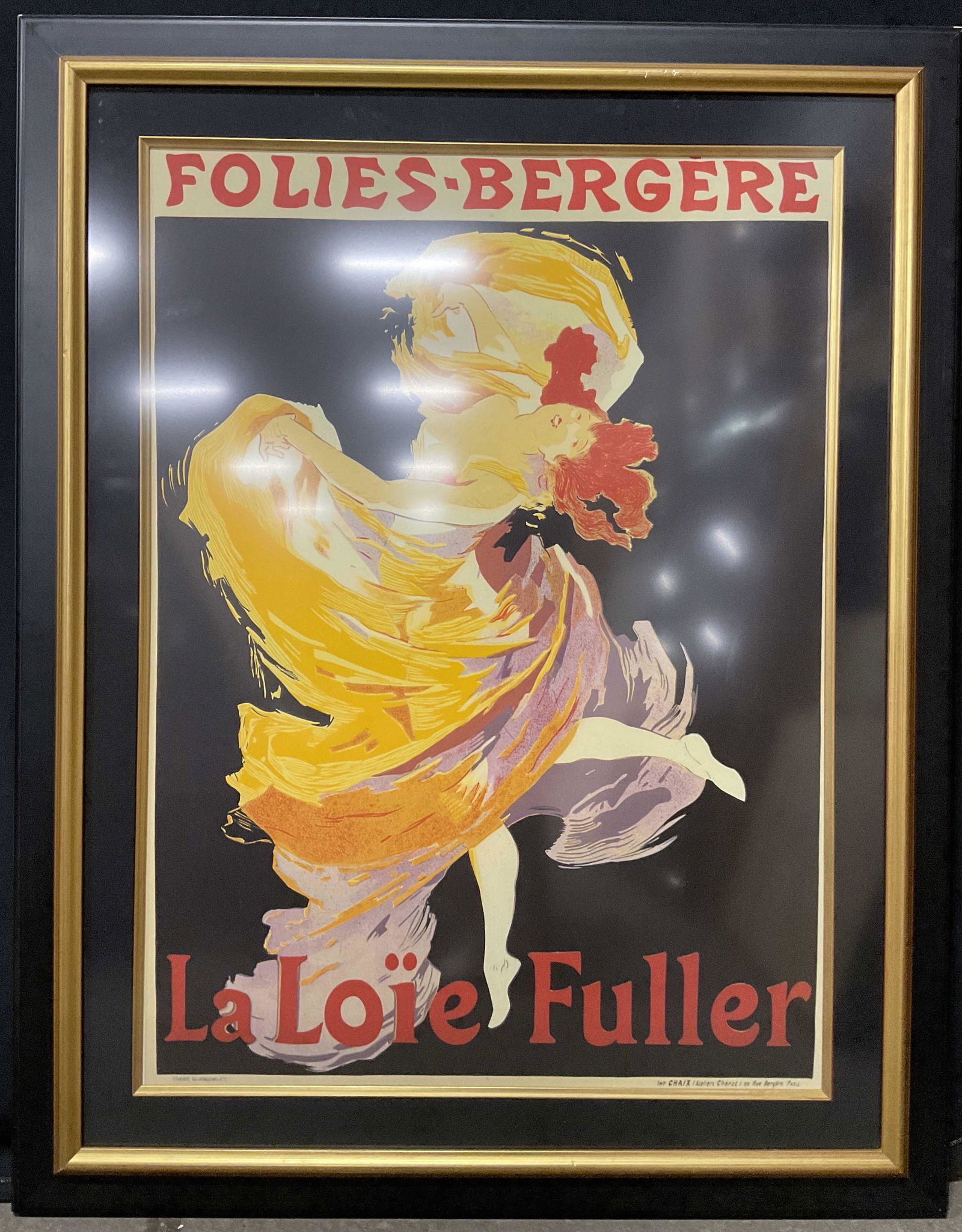 JULES CHERET Loie Fuller Lithograph XL (1 of 12)
