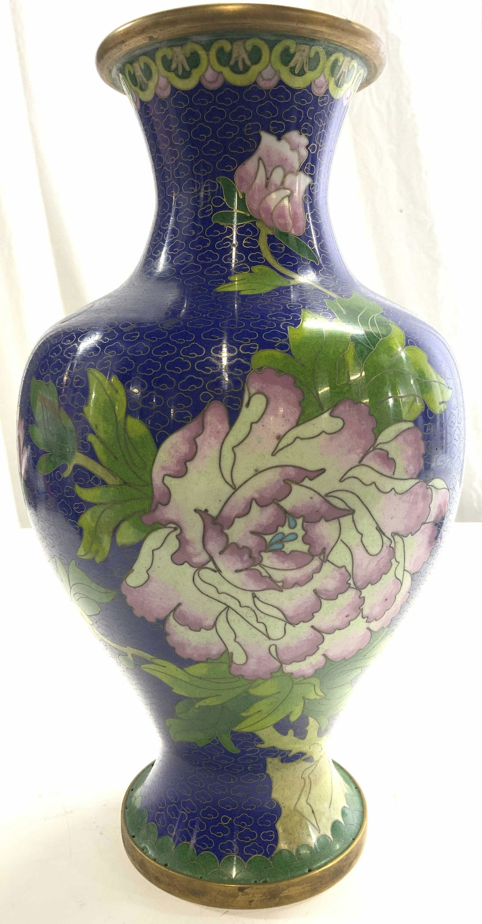 Vintage Asian Cloisonne Vase Vessel (1 of 8)