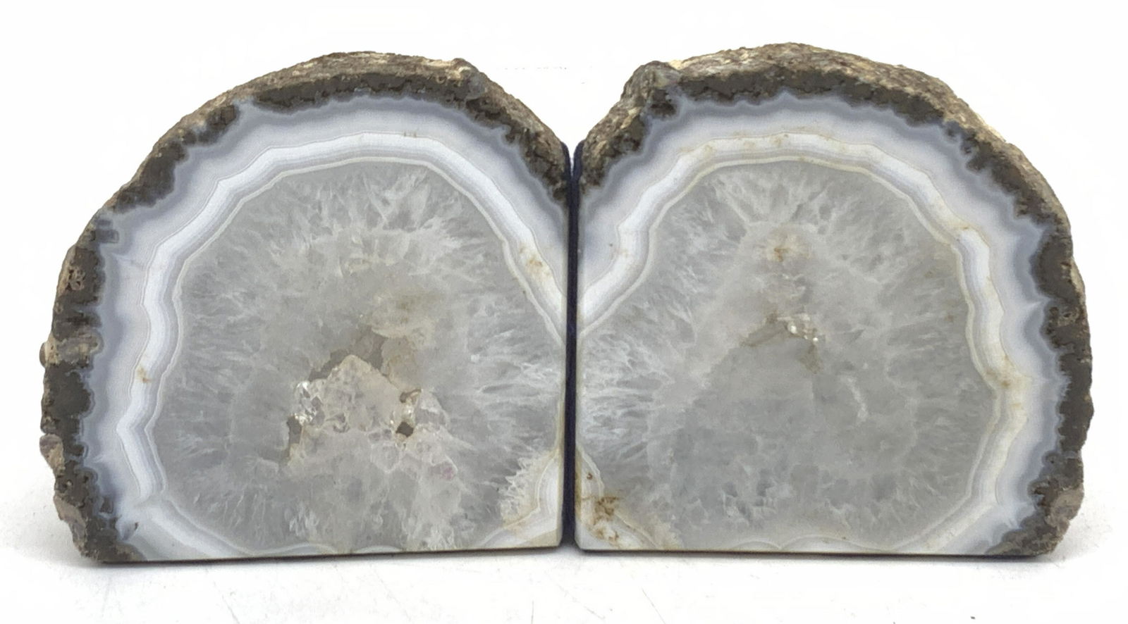 Cut Geod Book Ends (1 of 8)