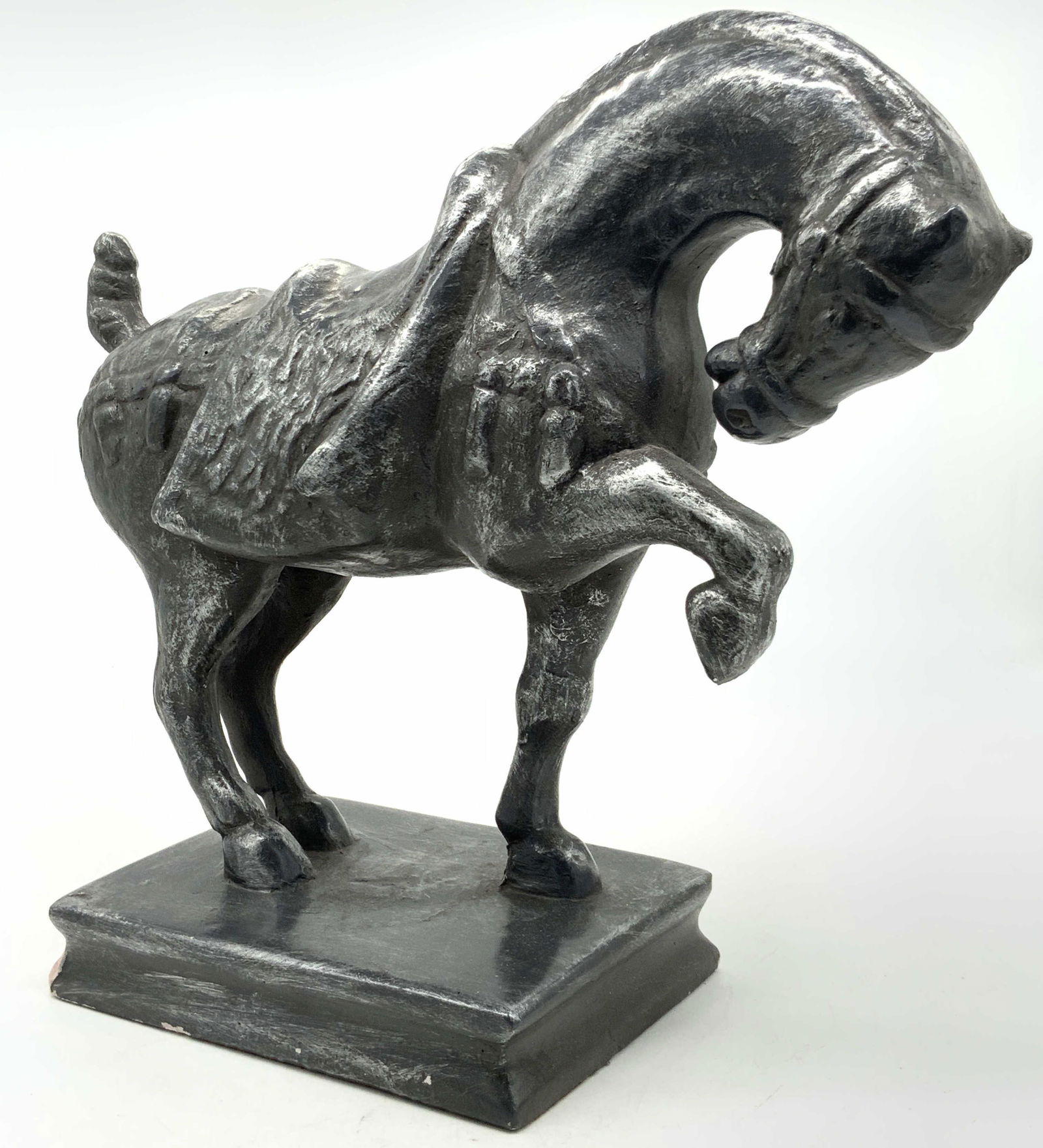 Vintage Artist Signed Plaster Horse Sculpture (1 of 10)