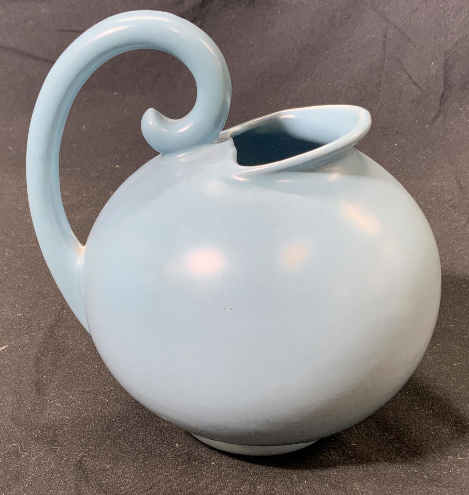 STANGL POTTERY Light Blue Ceramic Pitcher (1 of 5)