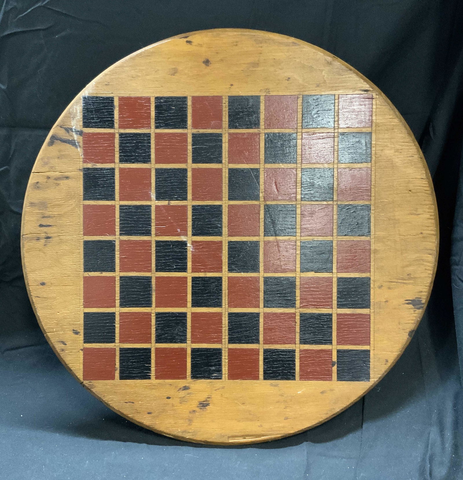 Antique Painted Wood Checkerboard (1 of 5)