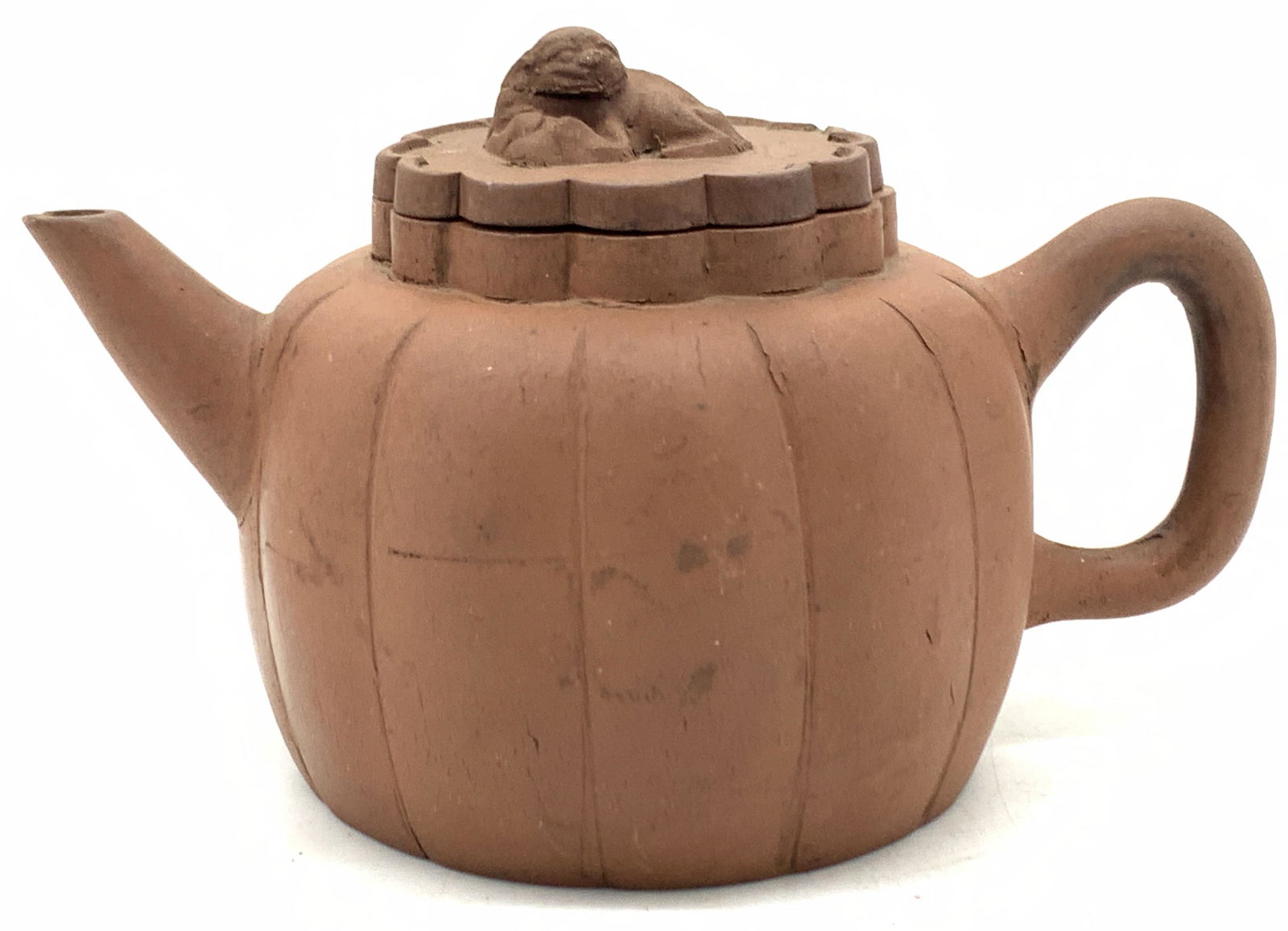 Vintage Yixing Asian Red Terracotta Tea Pot (1 of 8)