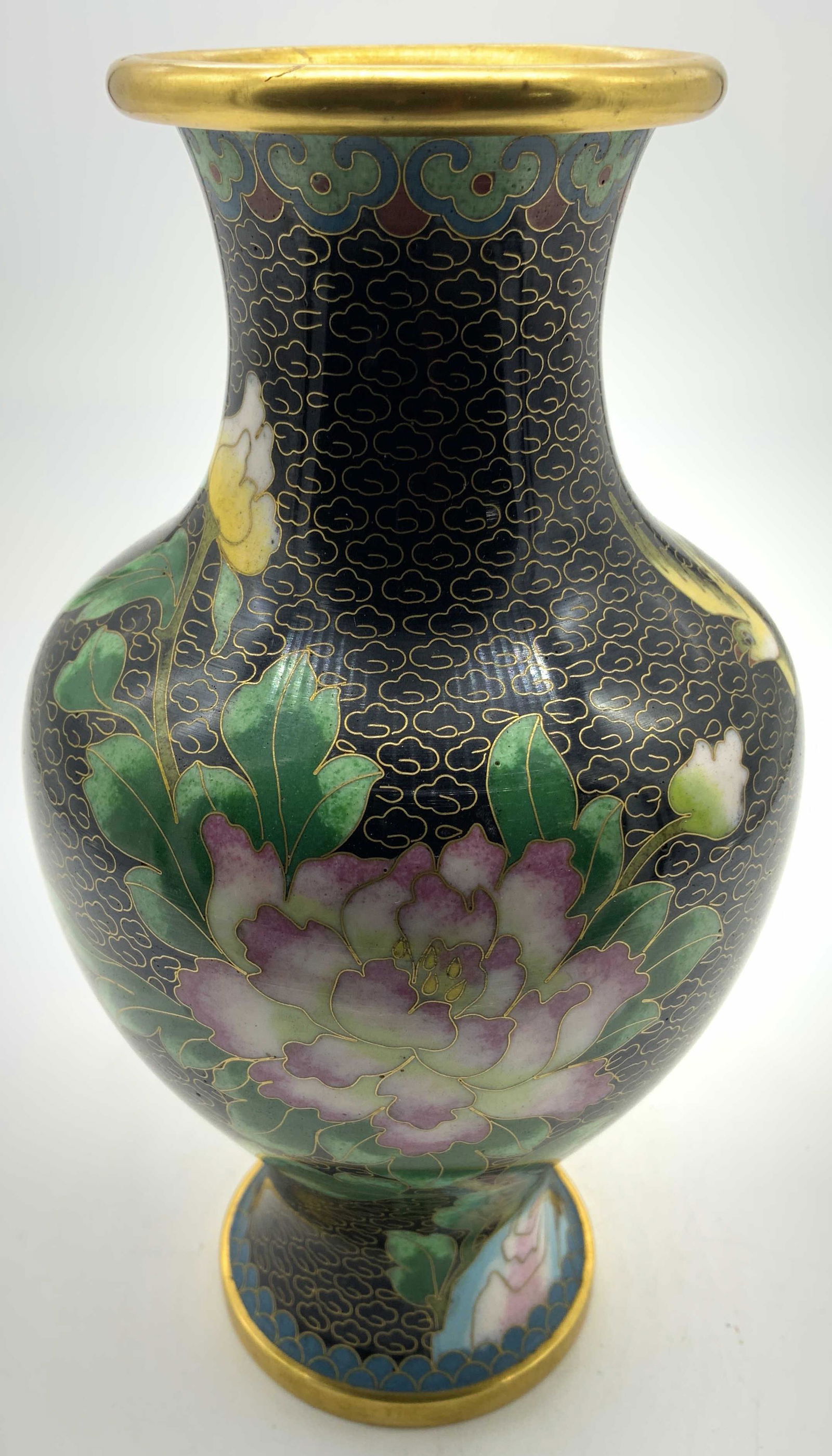 Vintage Asian Cloisonne Vase (1 of 8)