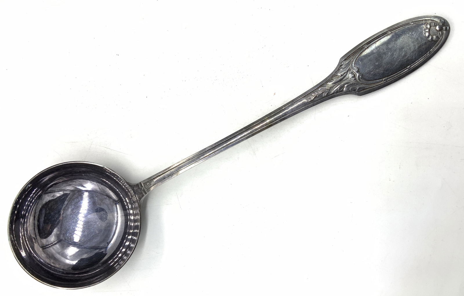 CHRISTOFLE Sgn Silver Plated Soup Ladle, France (1 of 5)