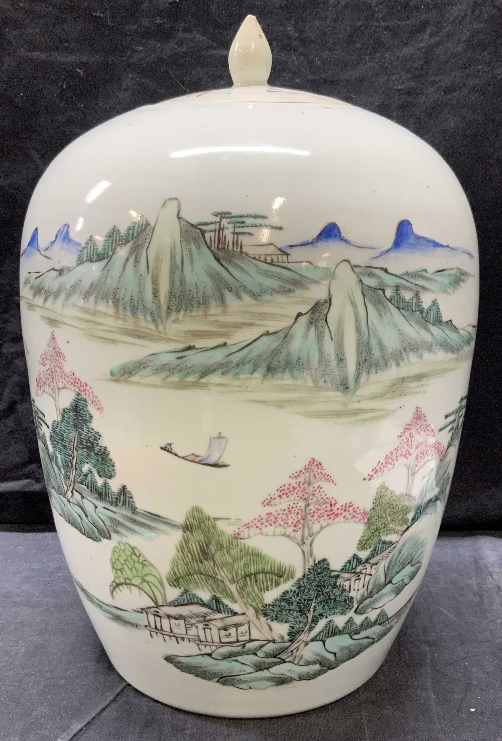 Signed Vintage Asian Porcelain Ginger Jar (1 of 7)