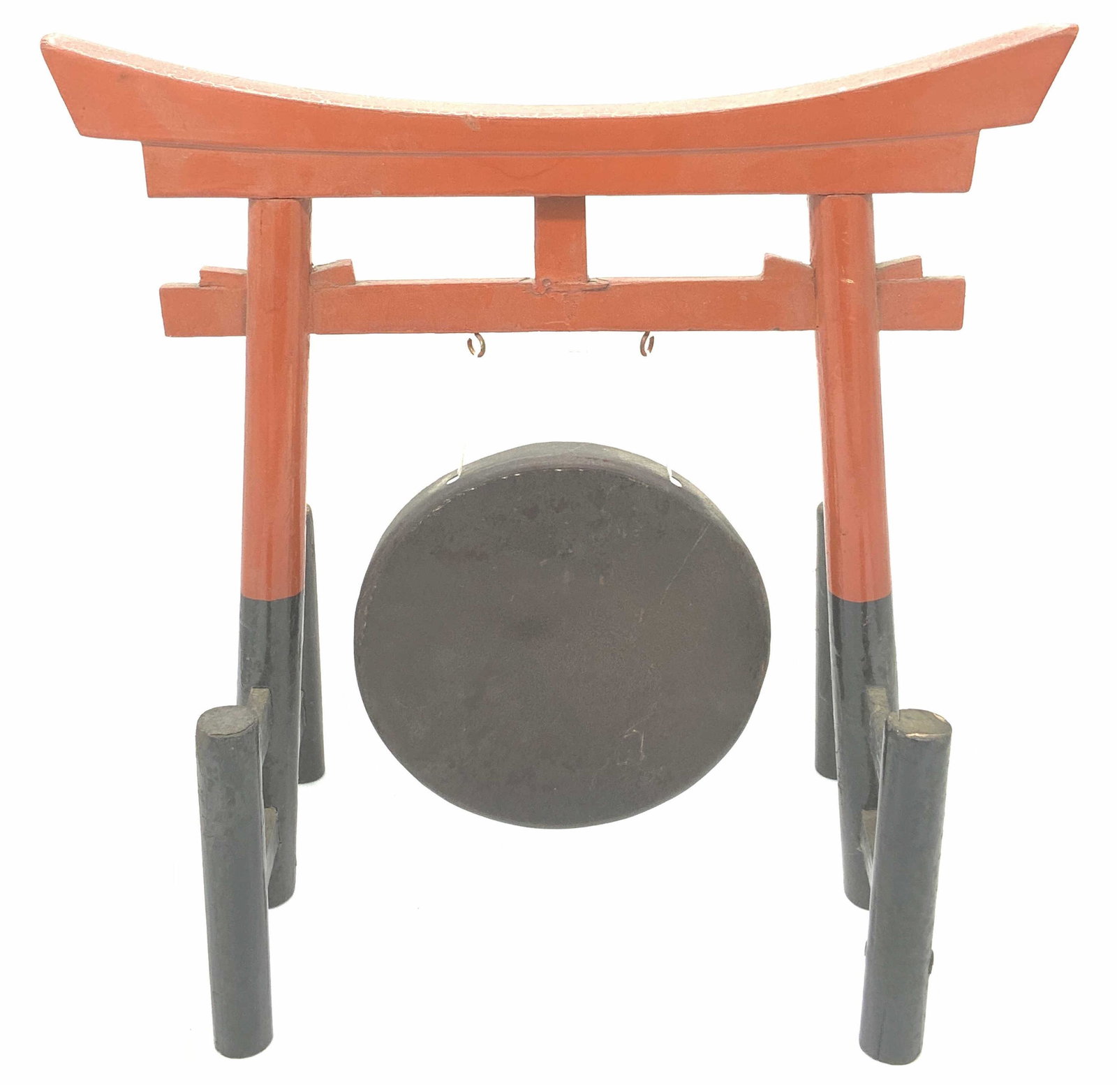 Asian Architectural Tabletop Gong (1 of 5)