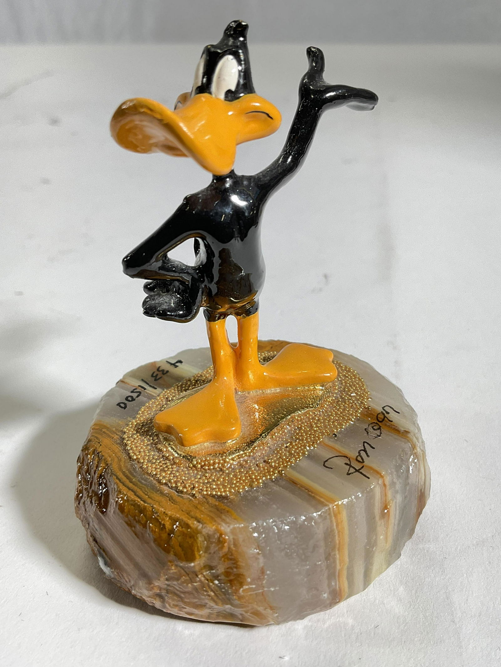 Signed Ron Lee Daffy Duck Figure, Looney Tunes (1 of 5)