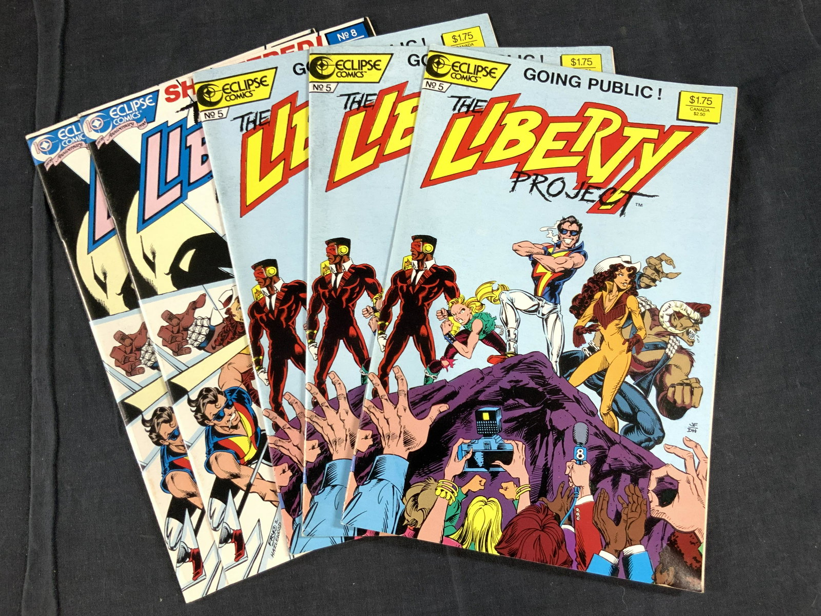 5 THE LIBERTY PROJECT Vintage Comic Books (1 of 8)